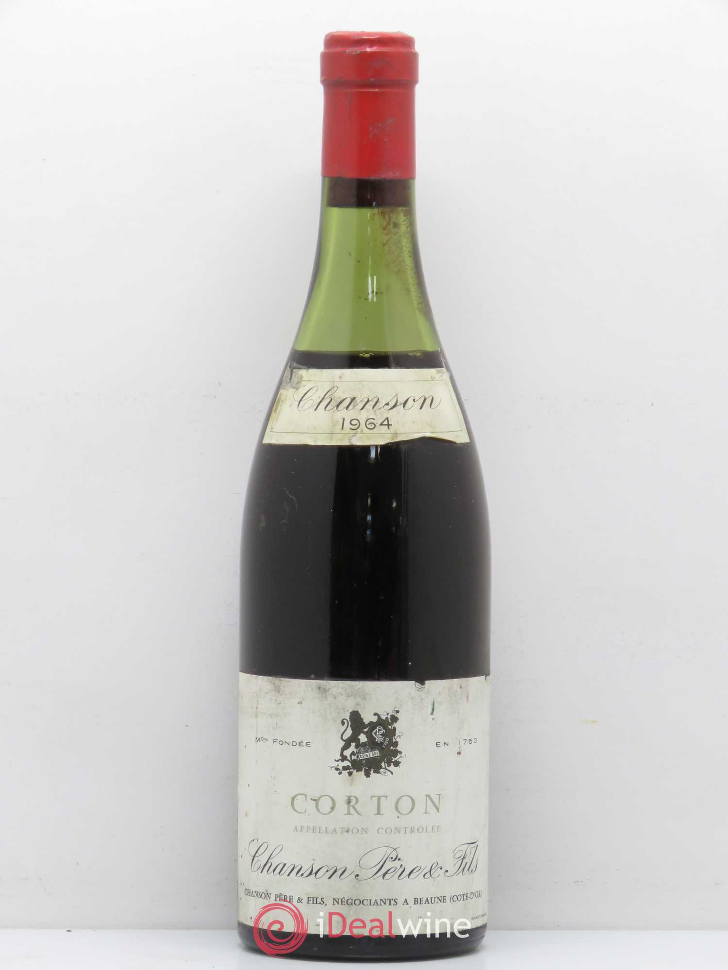 Corton Grand Cru Chanson 1964 - Lot de 1 bouteille - 0