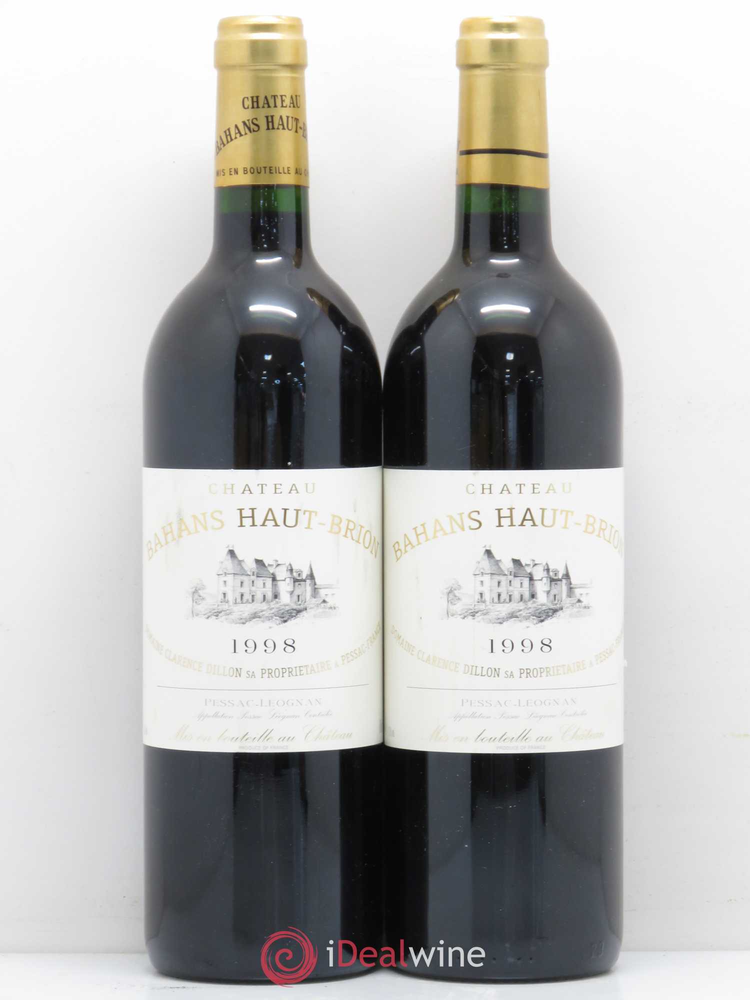 Clarence (Bahans) de Haut-Brion Second Vin 1998 - Lot de 2 bouteilles - 0