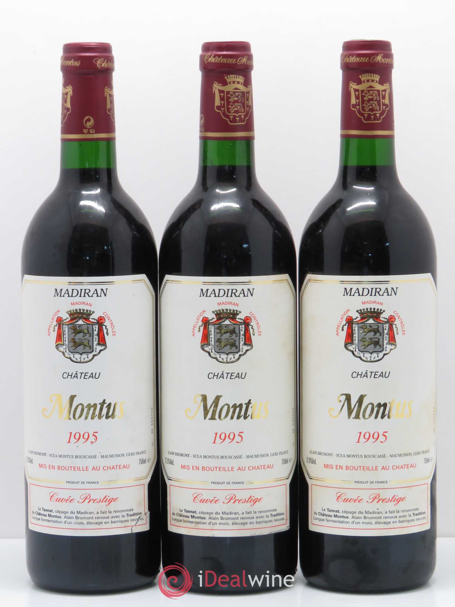 Madiran Château Montus-Prestige Alain Brumont 1995 - Lot de 6 bouteilles - 2