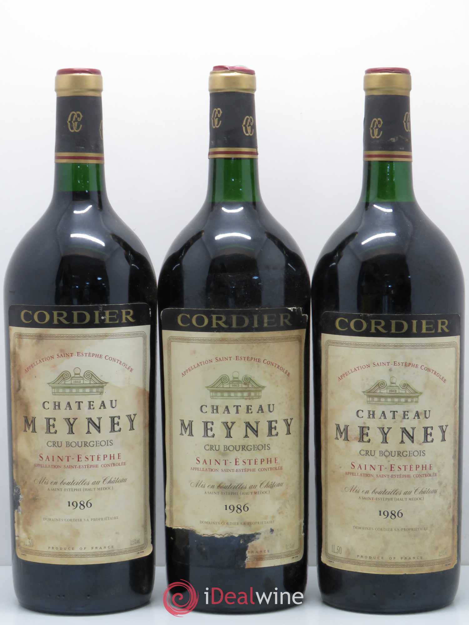 Château Meyney 1986 - Lot de 6 magnums - 1