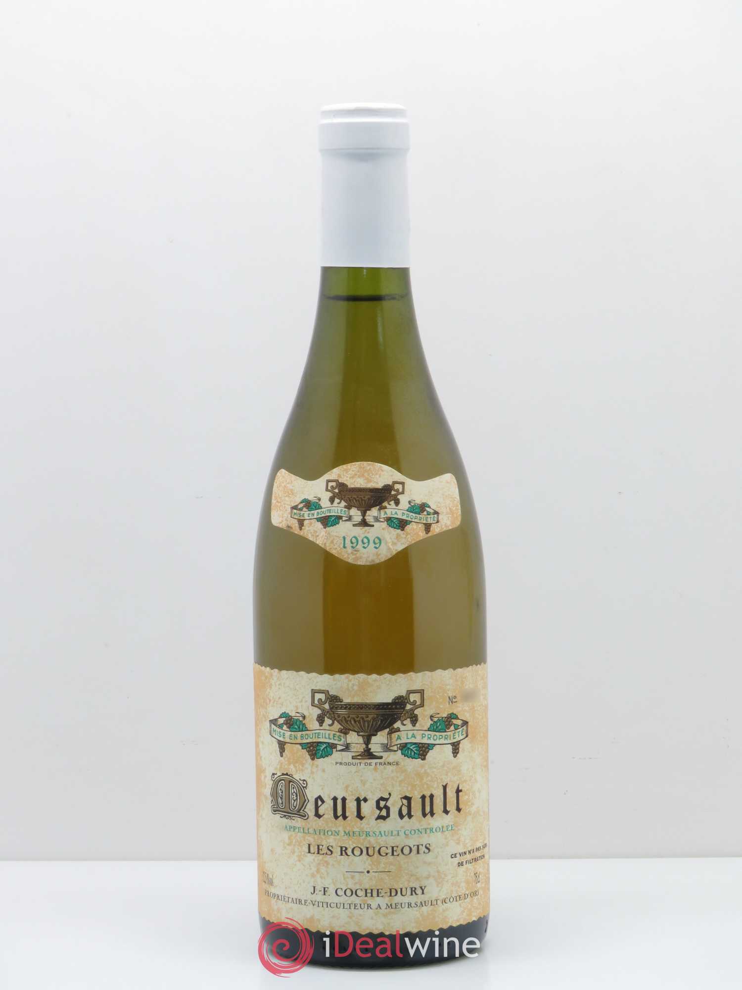 Meursault Les Rougeots Coche Dury (Domaine) 1999 - Lot de 1 bouteille - 0