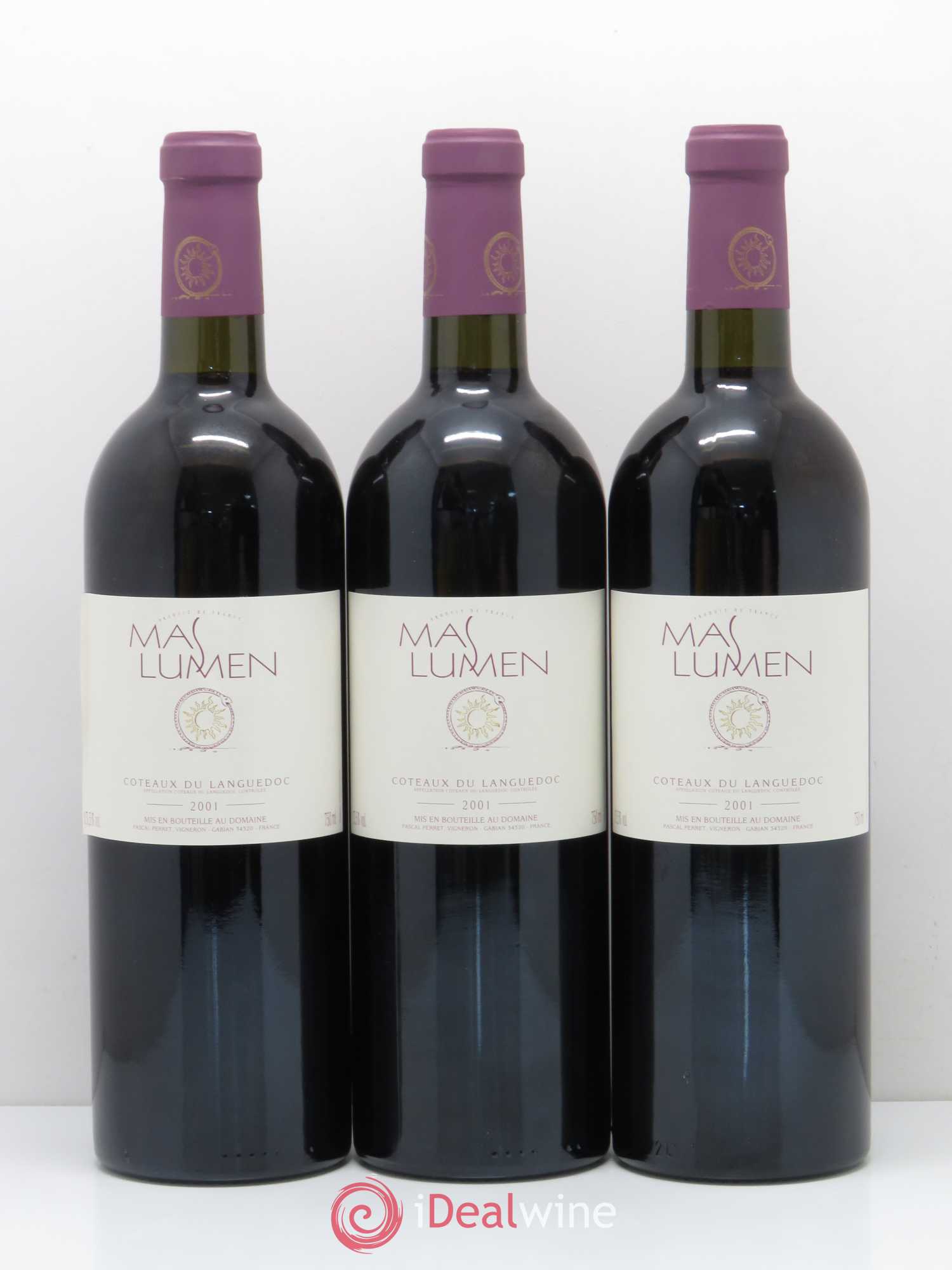 Coteaux du Languedoc Mas Lumen 2001 - Lot de 6 bouteilles - 2