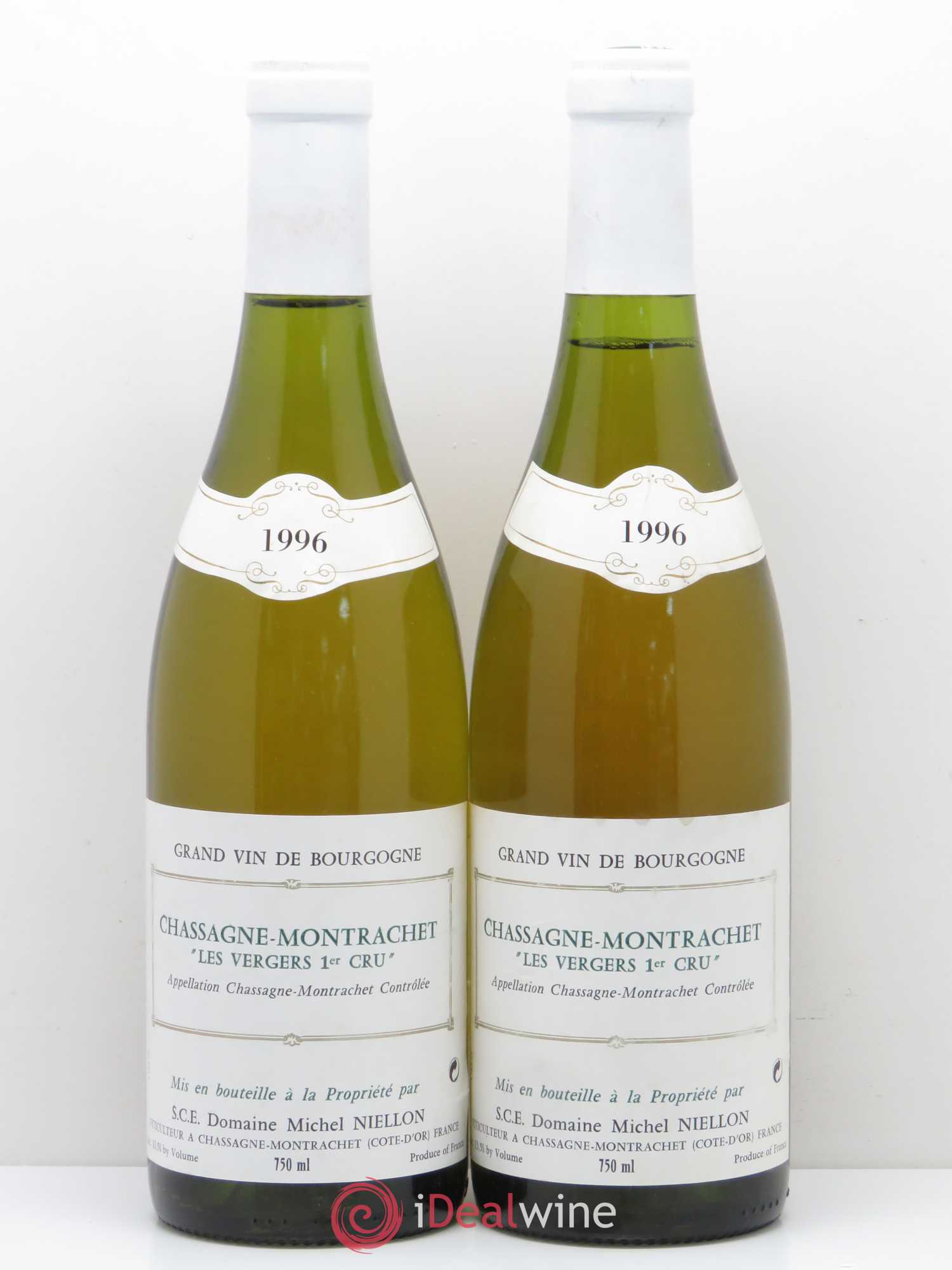 Chassagne-Montrachet 1er Cru 1996 - Lot de 2 bouteilles - 0