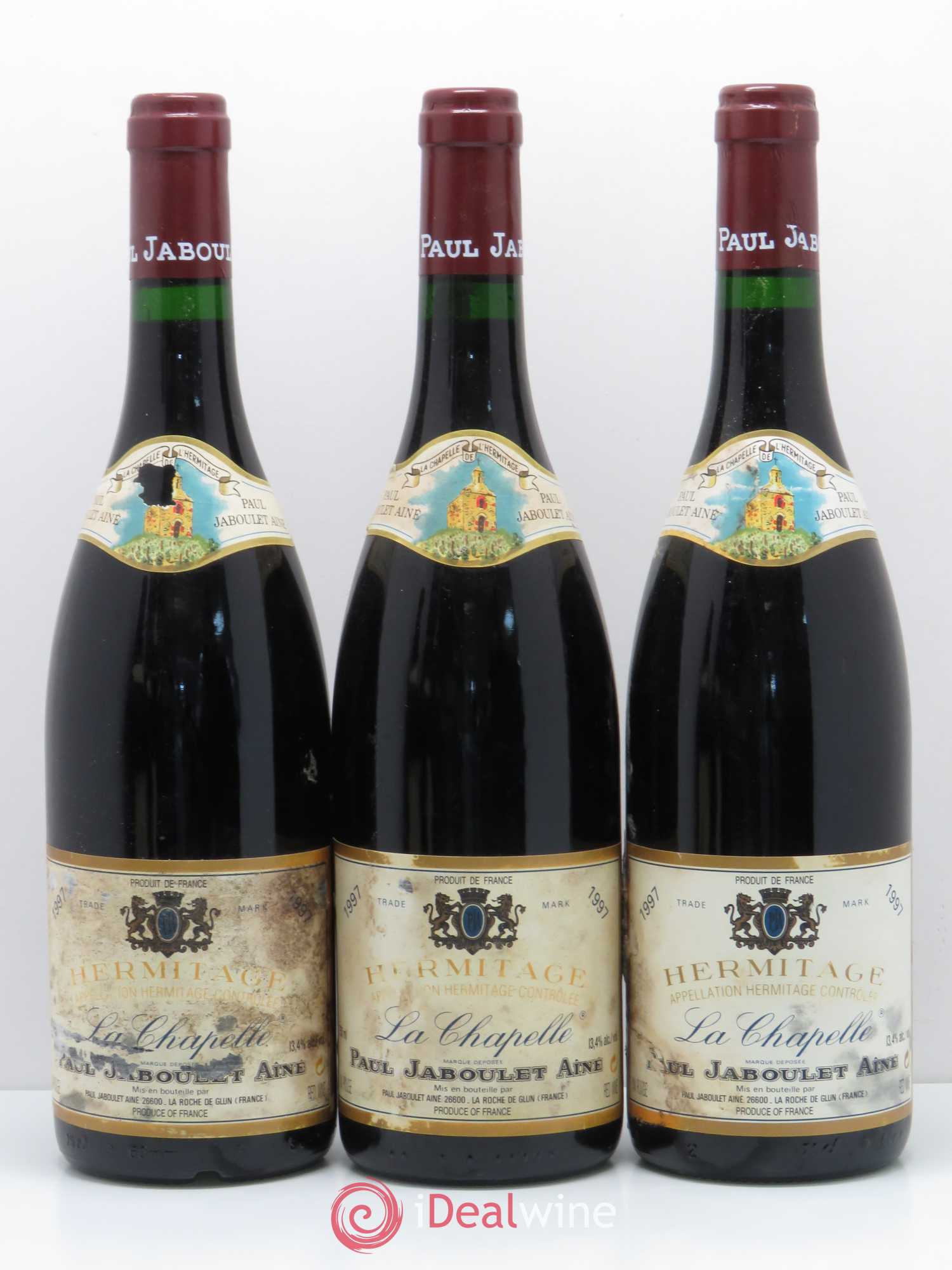 Hermitage La Chapelle Paul Jaboulet Ainé 1997 - Lot de 6 bouteilles - 1