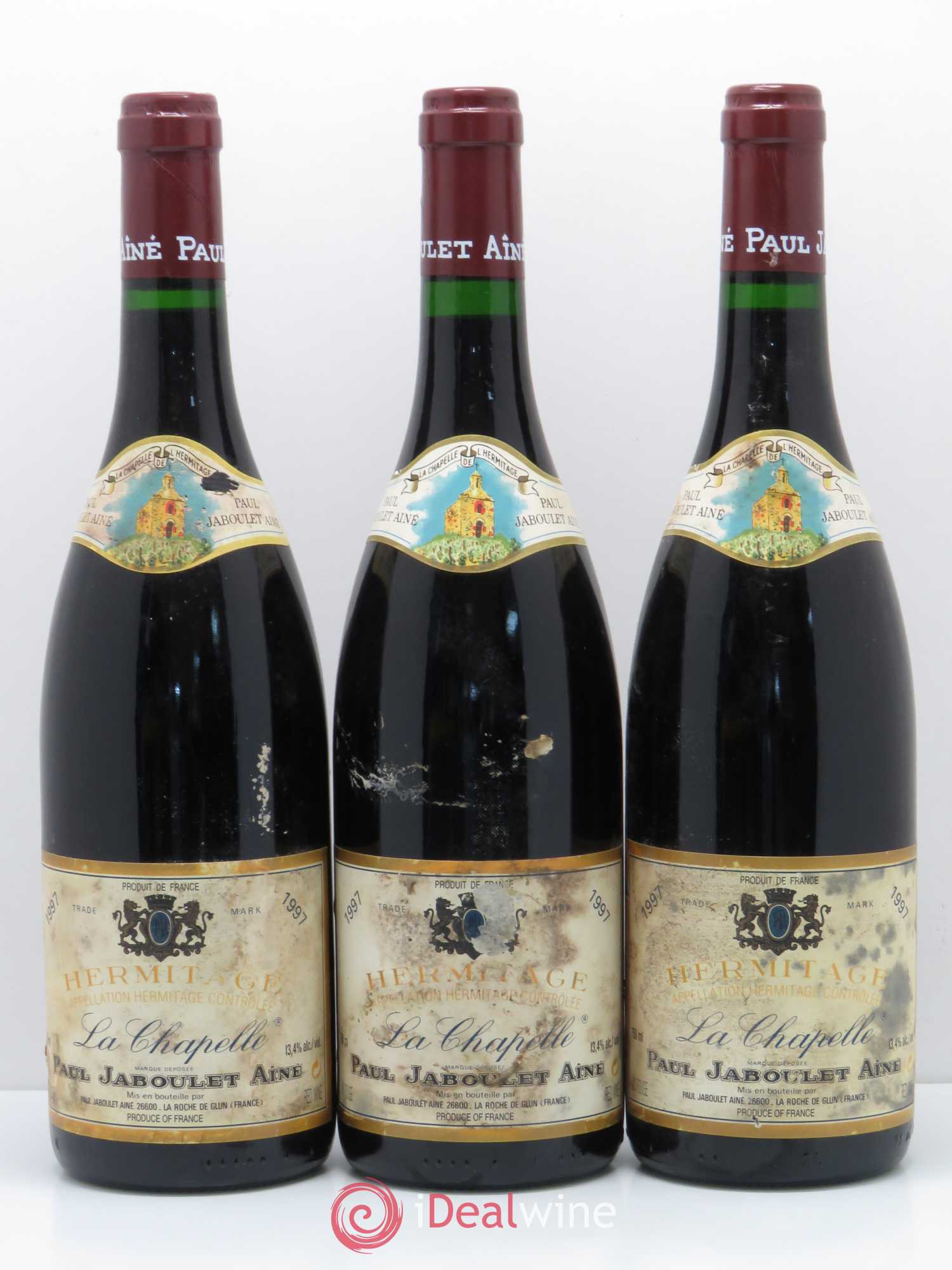 Hermitage La Chapelle Paul Jaboulet Ainé 1997 - Lot de 6 bouteilles - 2