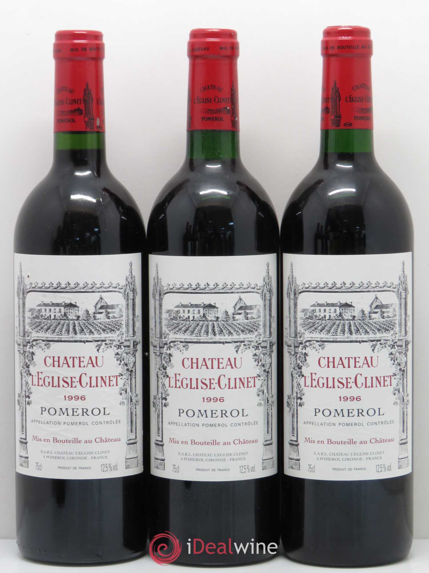 Château l' Église Clinet 1996 - Lot de 6 bouteilles - 2