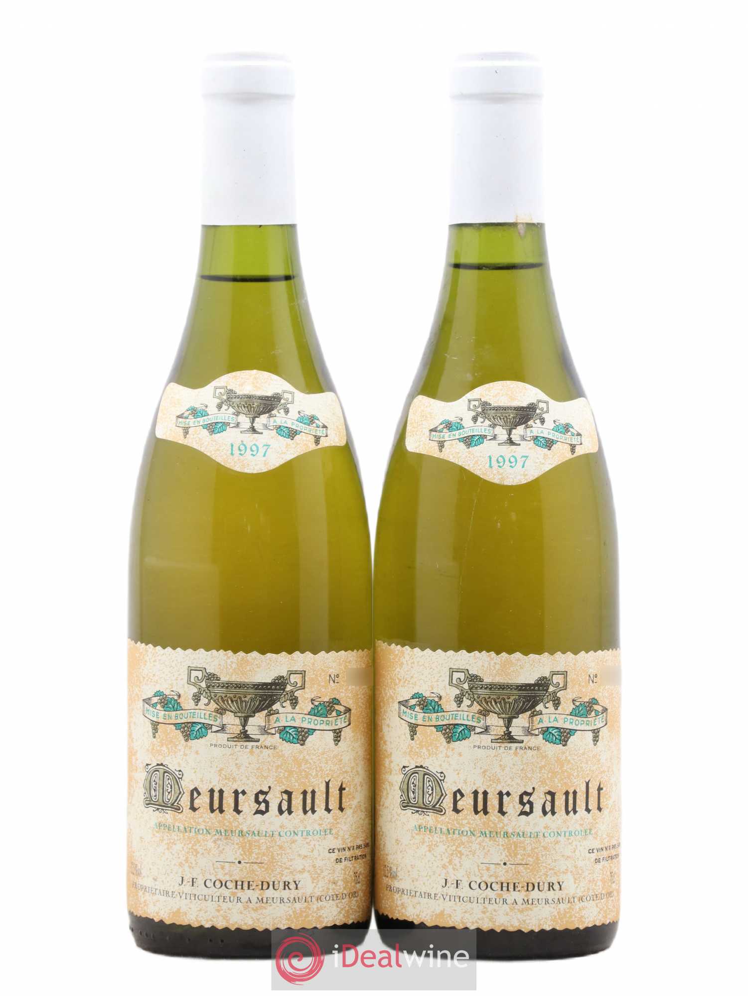 Meursault Coche Dury (Domaine) 1997 - Lot de 2 bouteilles - 0