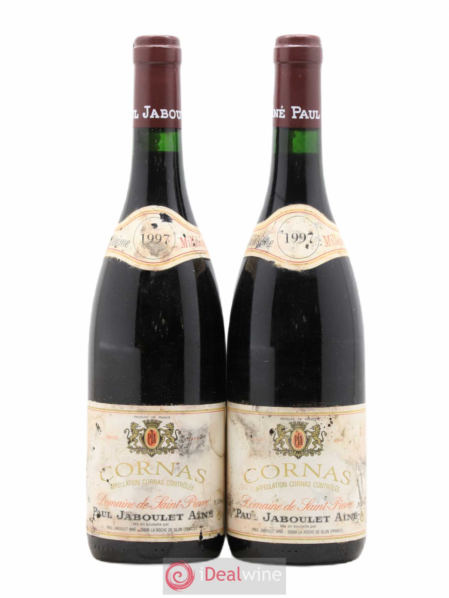 Cornas Domaine de Saint-Pierre Paul Jaboulet Ainé 1997 - Lot de 2 bouteilles - 0