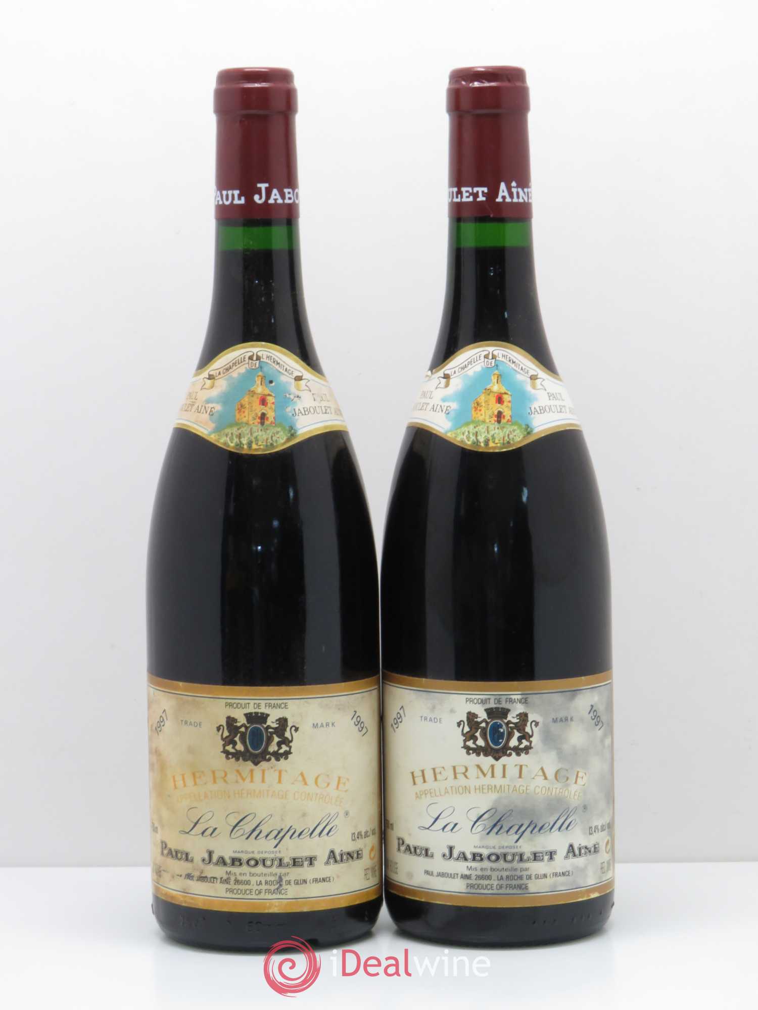Hermitage La Chapelle Paul Jaboulet Ainé 1997 - Lot de 2 bouteilles - 0
