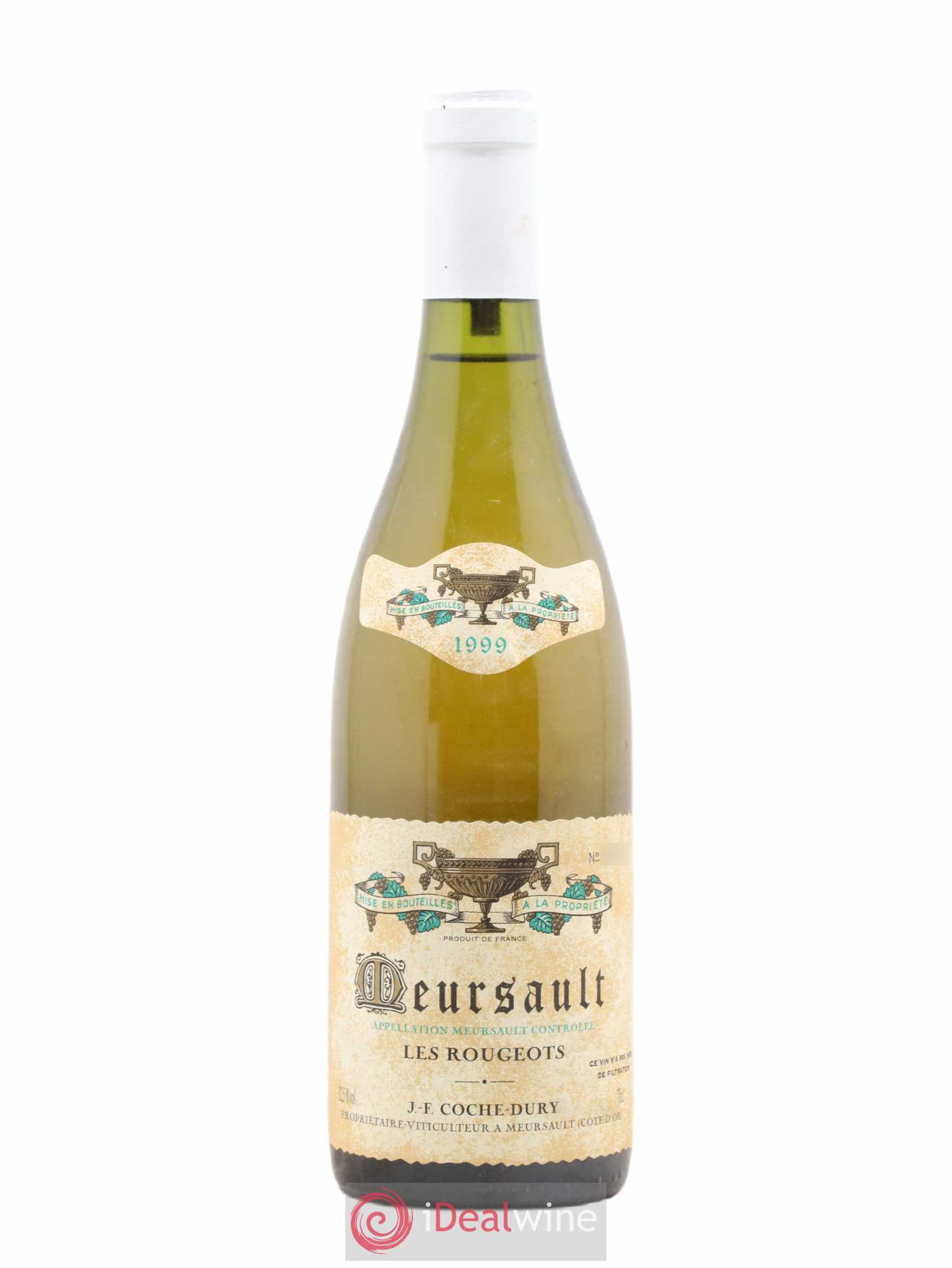 Meursault Les Rougeots Coche Dury (Domaine) 1999 - Lot de 1 bouteille - 0