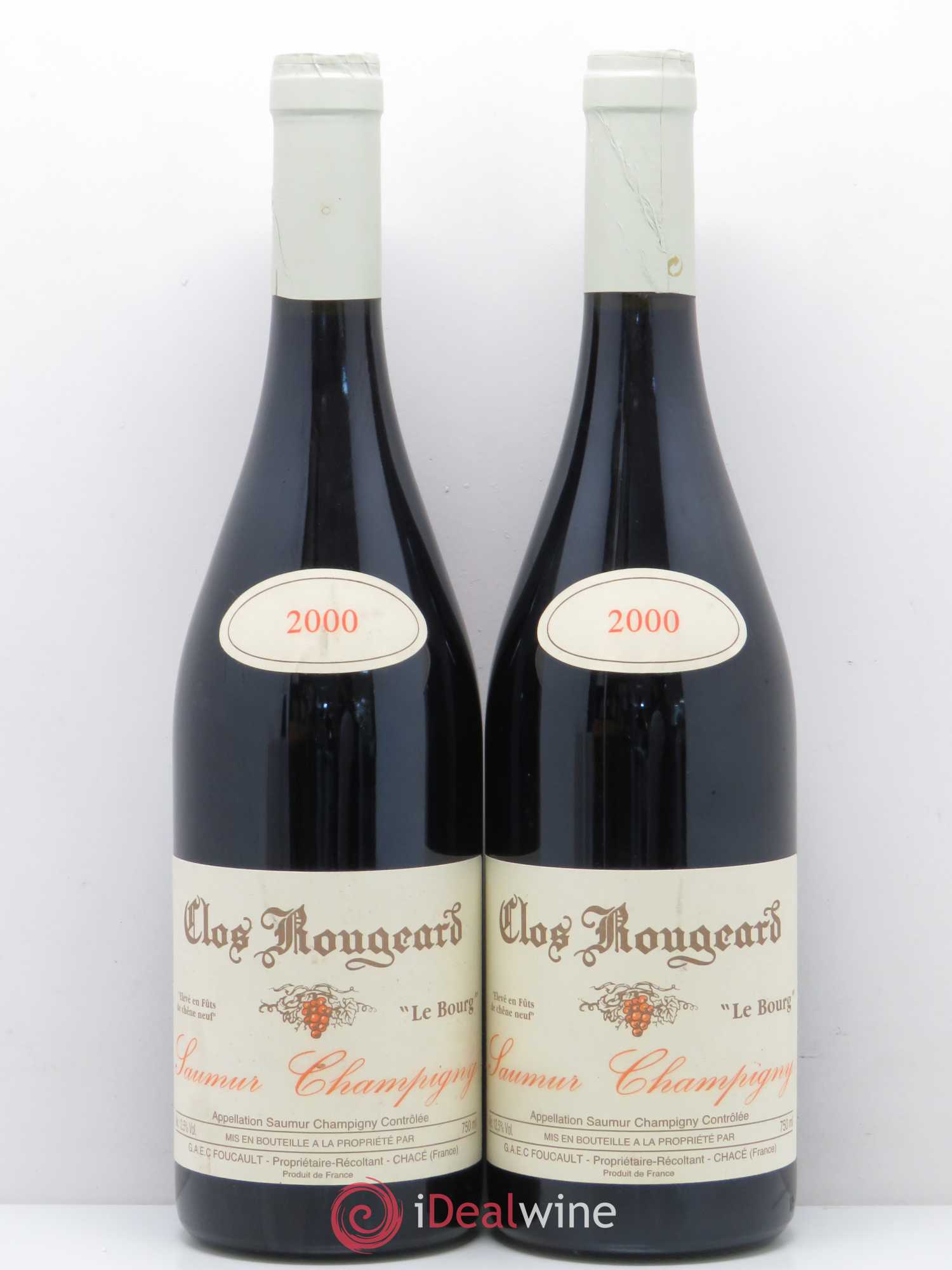 Saumur-Champigny Le Bourg Clos Rougeard 2000 - Lot de 2 bouteilles - 0