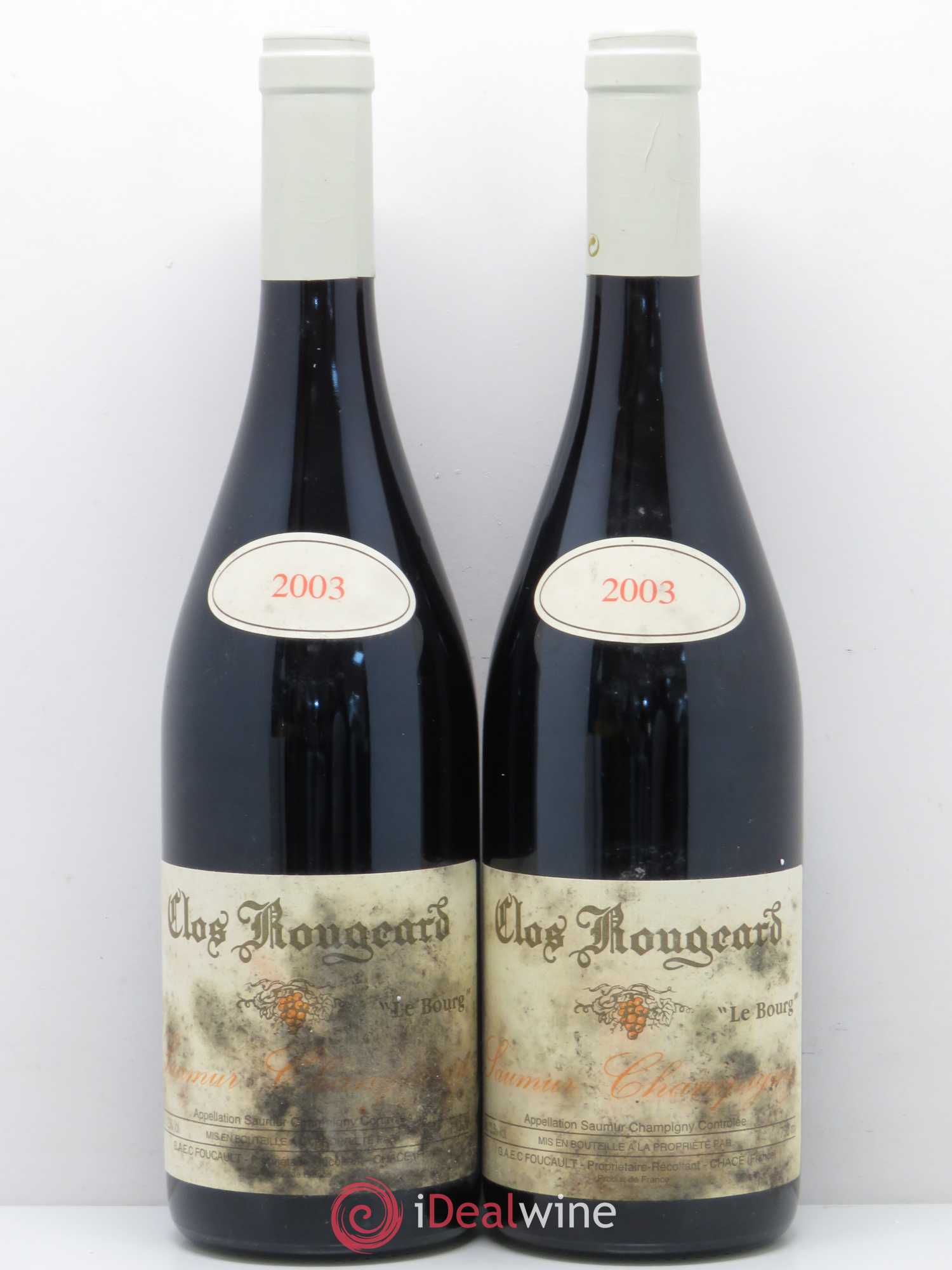 Saumur-Champigny Le Bourg Clos Rougeard 2003 - Lot de 2 bouteilles - 0