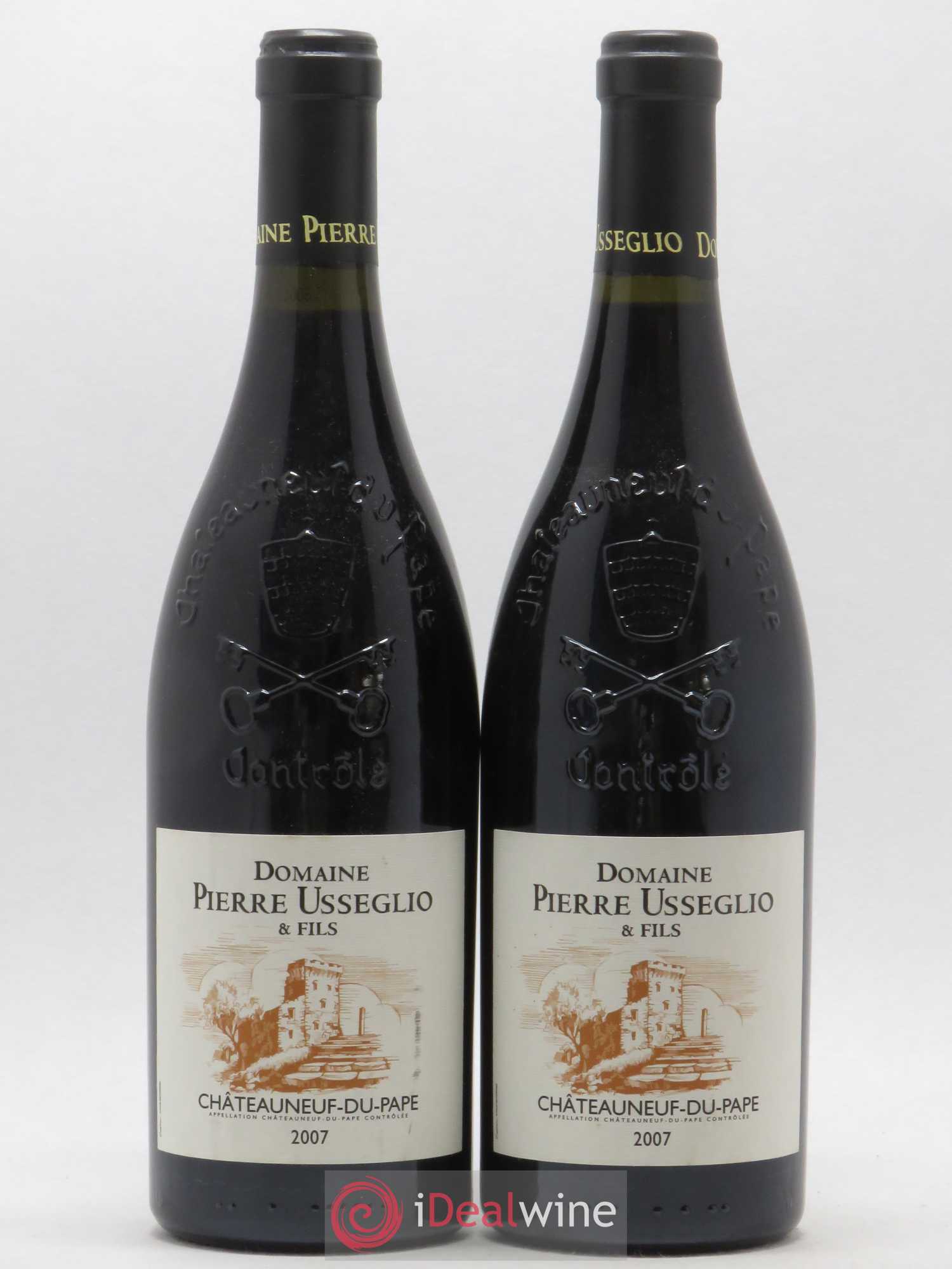 Châteauneuf-du-Pape Tradition Pierre Usseglio & Fils 2007 - Lot de 2 bouteilles - 0
