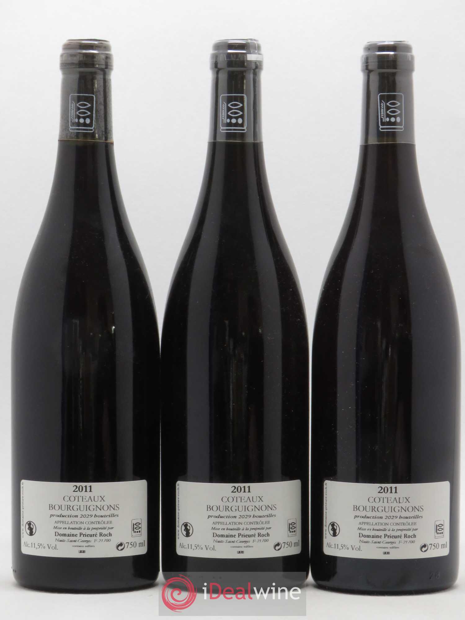 Coteaux Bourguignons Prieuré Roch 2011 - Posten von 3 Flaschen - 1