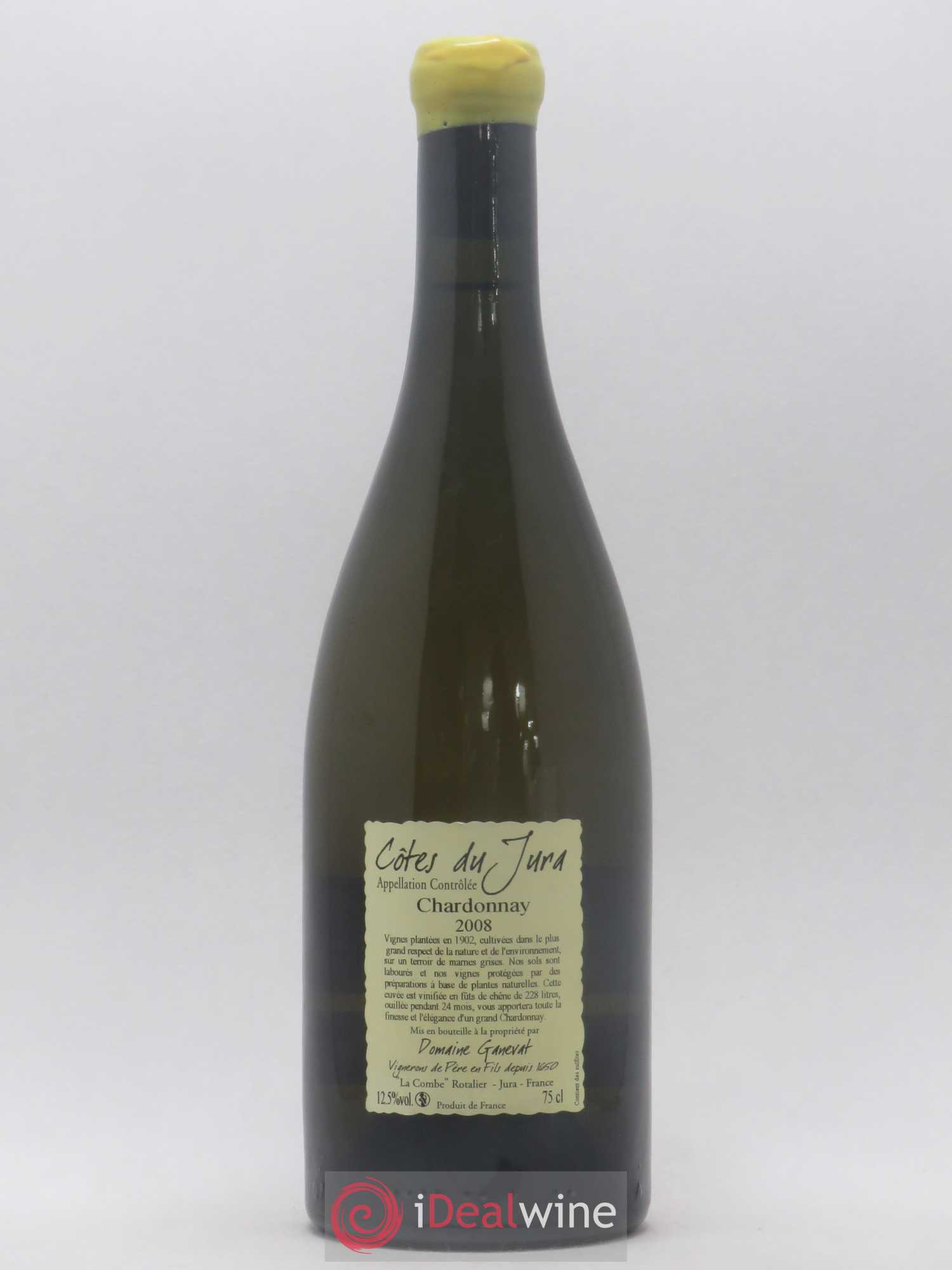 Côtes du Jura Les Chalasses Vieilles Vignes Jean-François Ganevat (Domaine) 2008 - Lot de 1 bouteille - 1