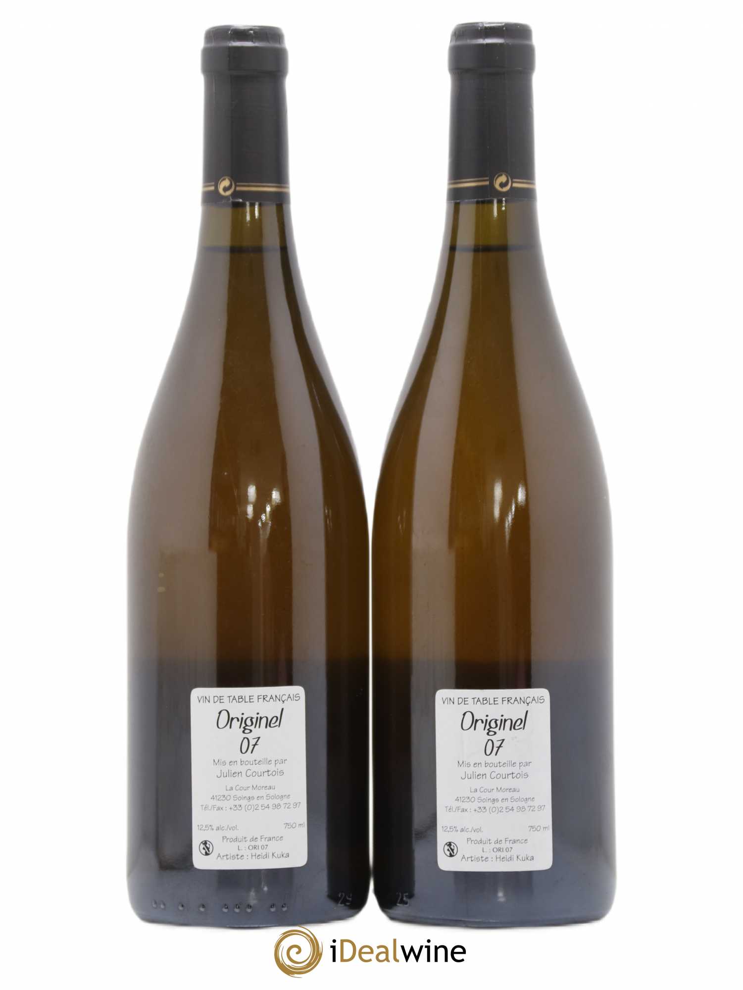 Vin de France Originel Domaine Julien Courtois 2007 - Posten von 2 Flaschen - 1