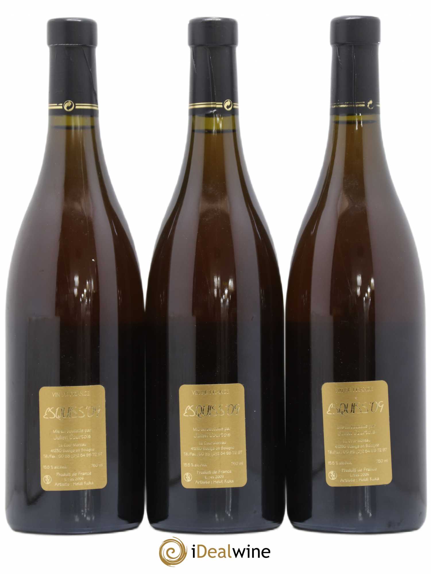 Vin de France Esquiss Domaine Julien Courtois 2009 - Posten von 3 Flaschen - 1