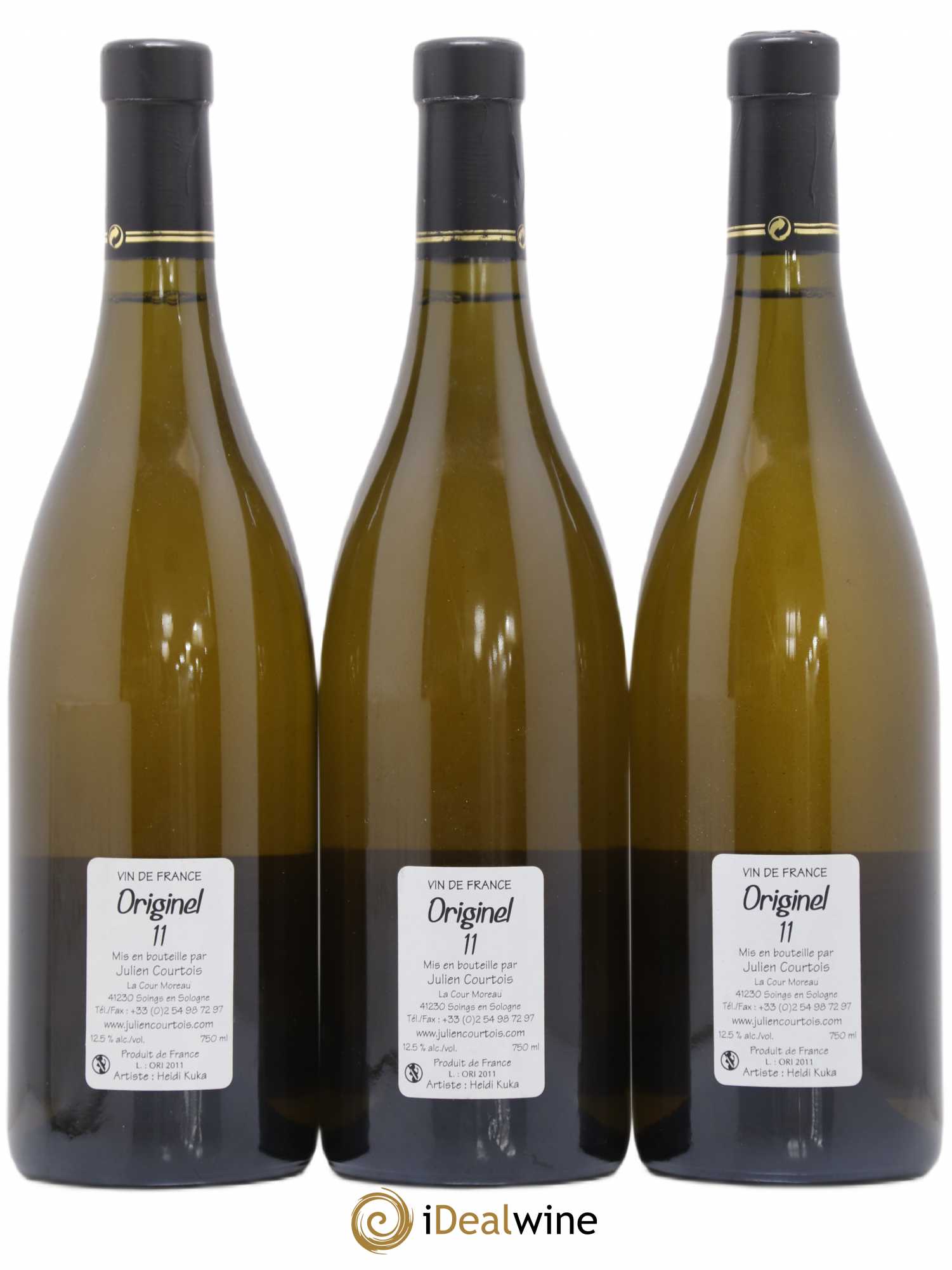 Vin de France Originel Domaine Julien Courtois 2011 - Posten von 3 Flaschen - 1