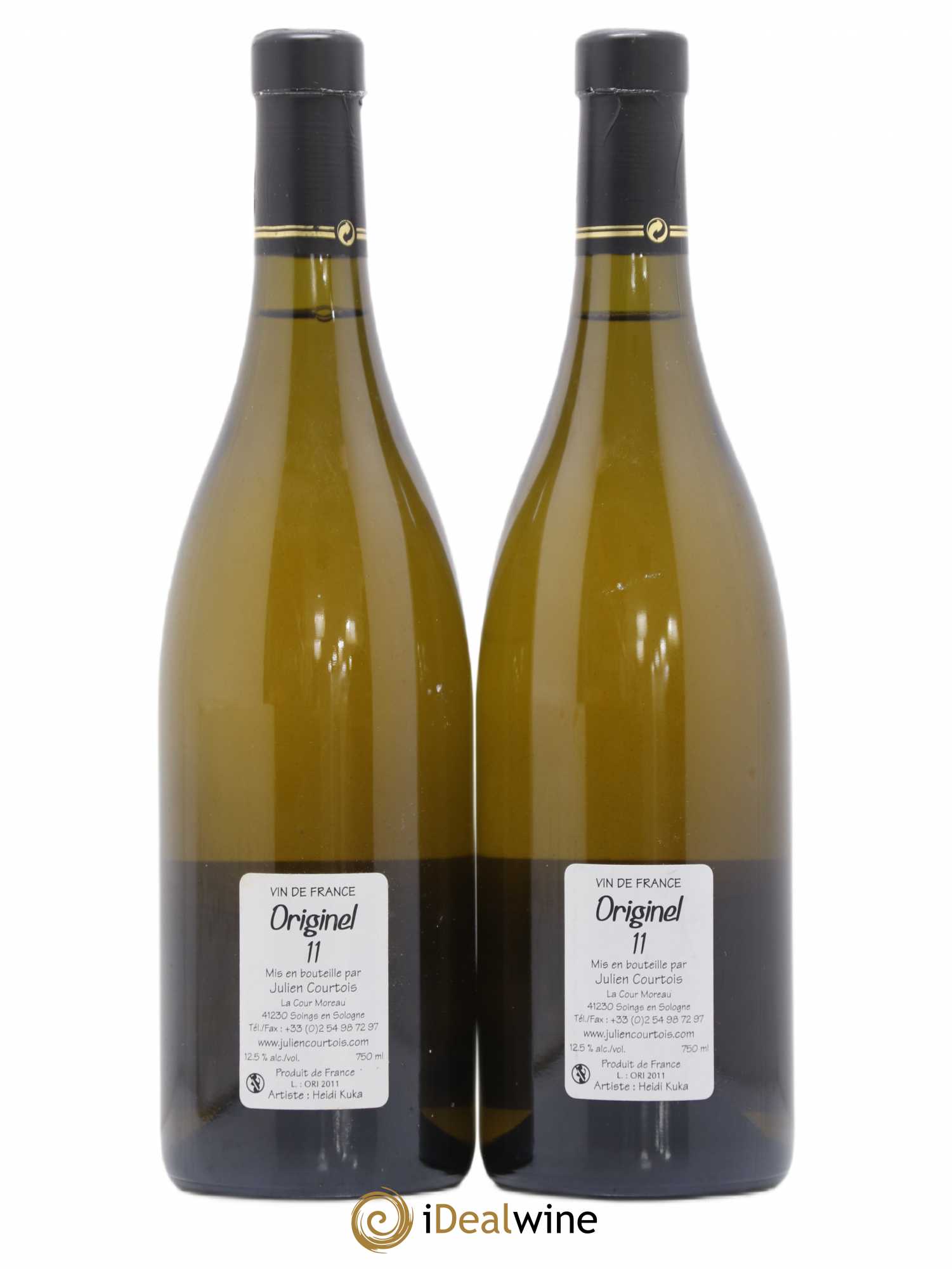 Vin de France Originel Domaine Julien Courtois 2011 - Lot of 2 bottles - 1