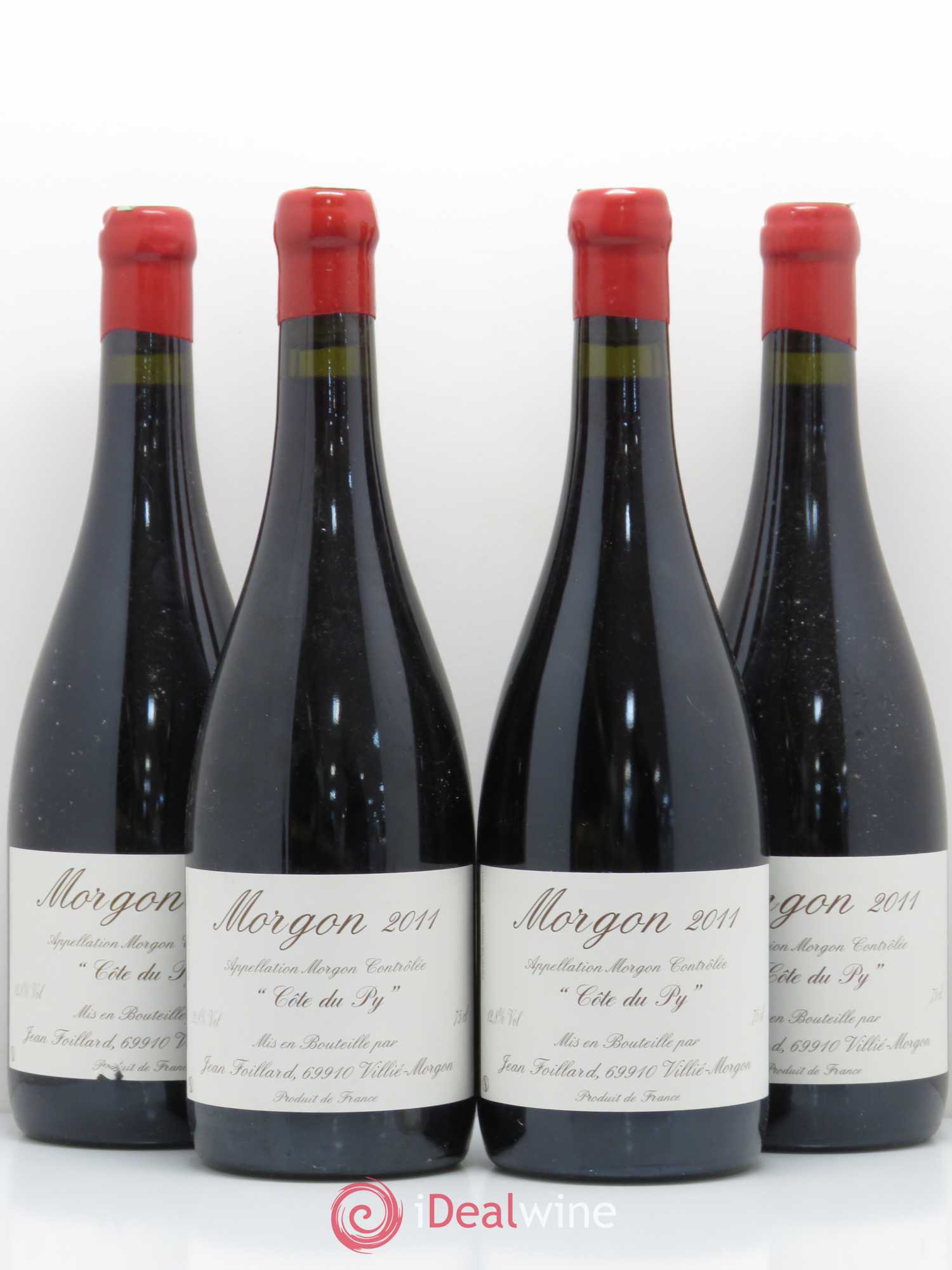 Morgon Côte du Py Jean Foillard 2011 - Lot de 4 bouteilles - 0