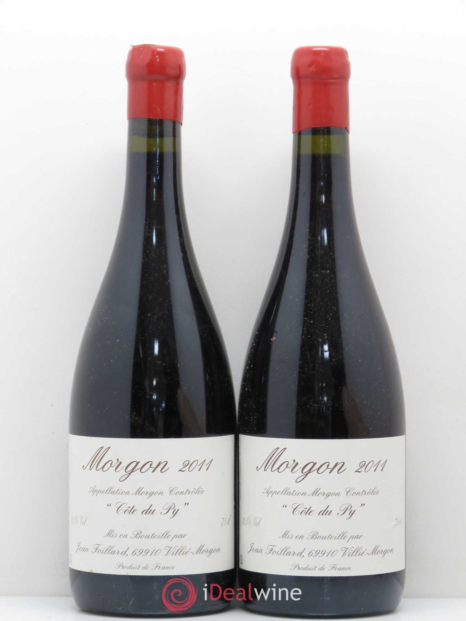 Morgon Côte du Py Jean Foillard 2011 - Lot de 2 bouteilles - 0