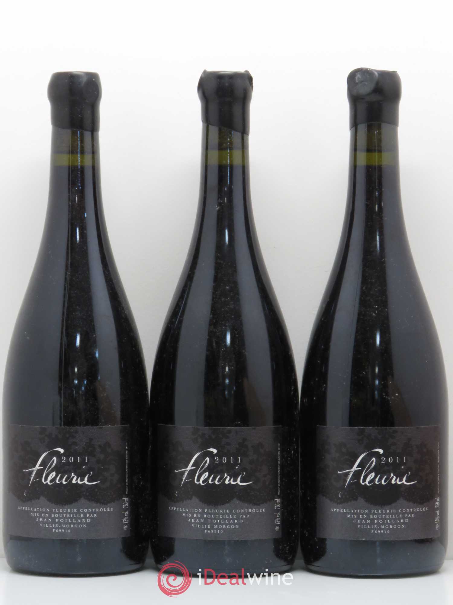 Fleurie Jean Foillard 2011 - Lot de 3 bouteilles - 0