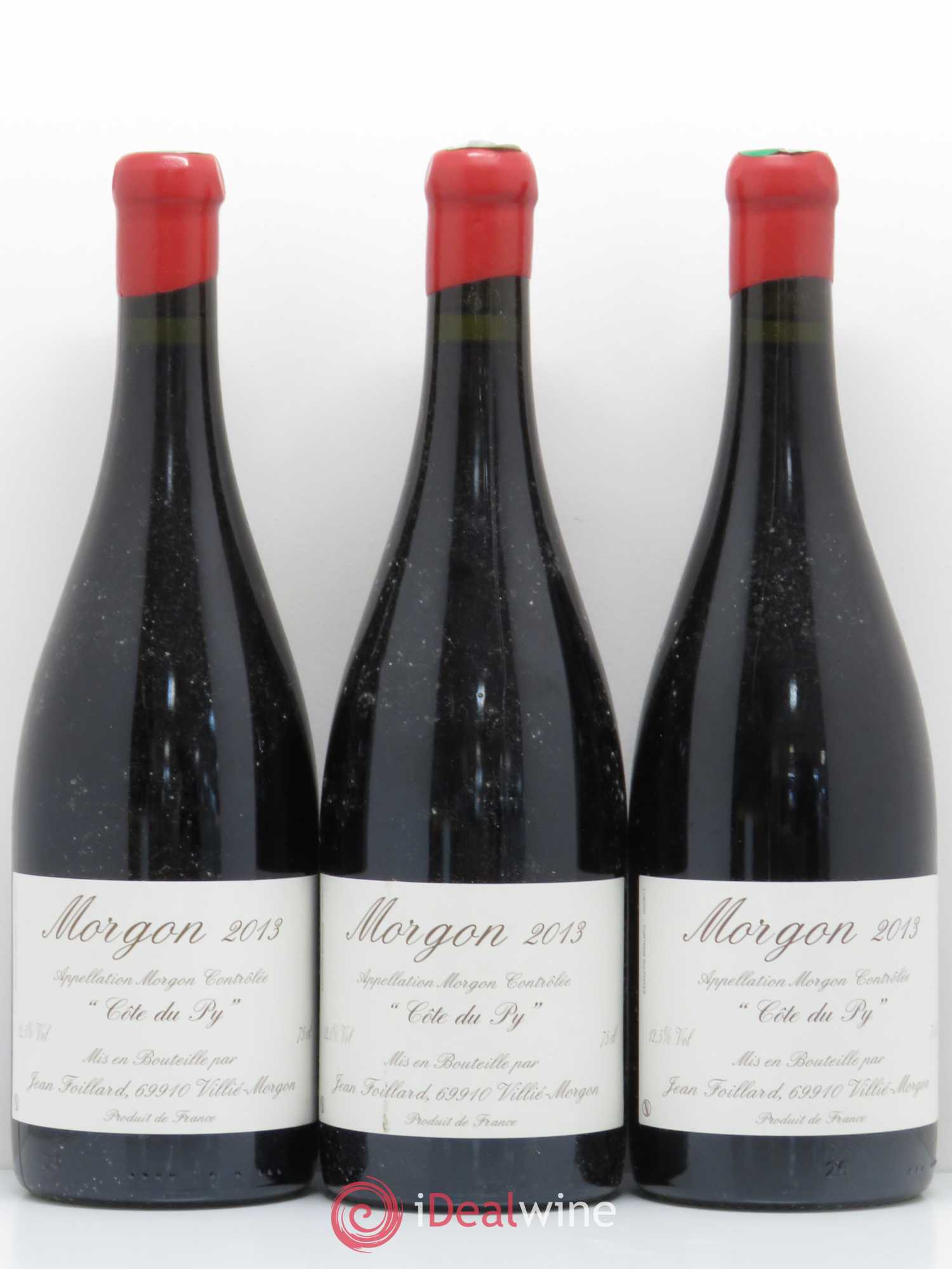 Morgon Côte du Py Jean Foillard 2013 - Lot de 3 bouteilles - 0