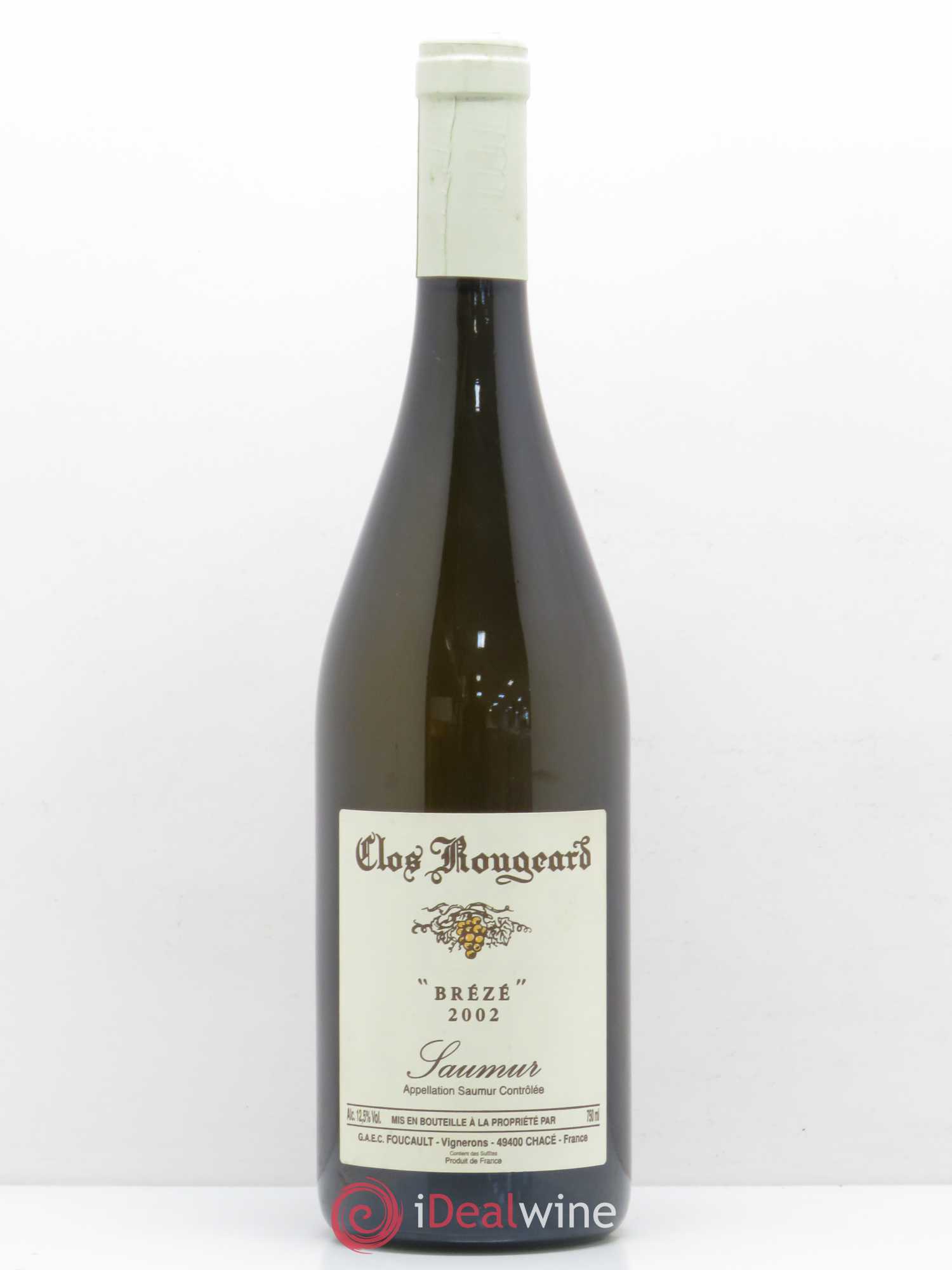Saumur Brézé Clos Rougeard 2002 - Lot de 1 bouteille - 0