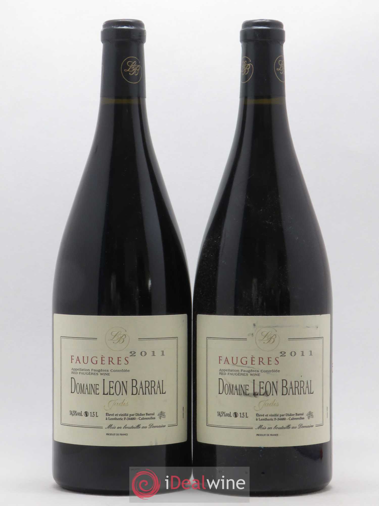 Faugères Jadis Domaine Léon Barral 2011 - Lot de 2 magnums - 0