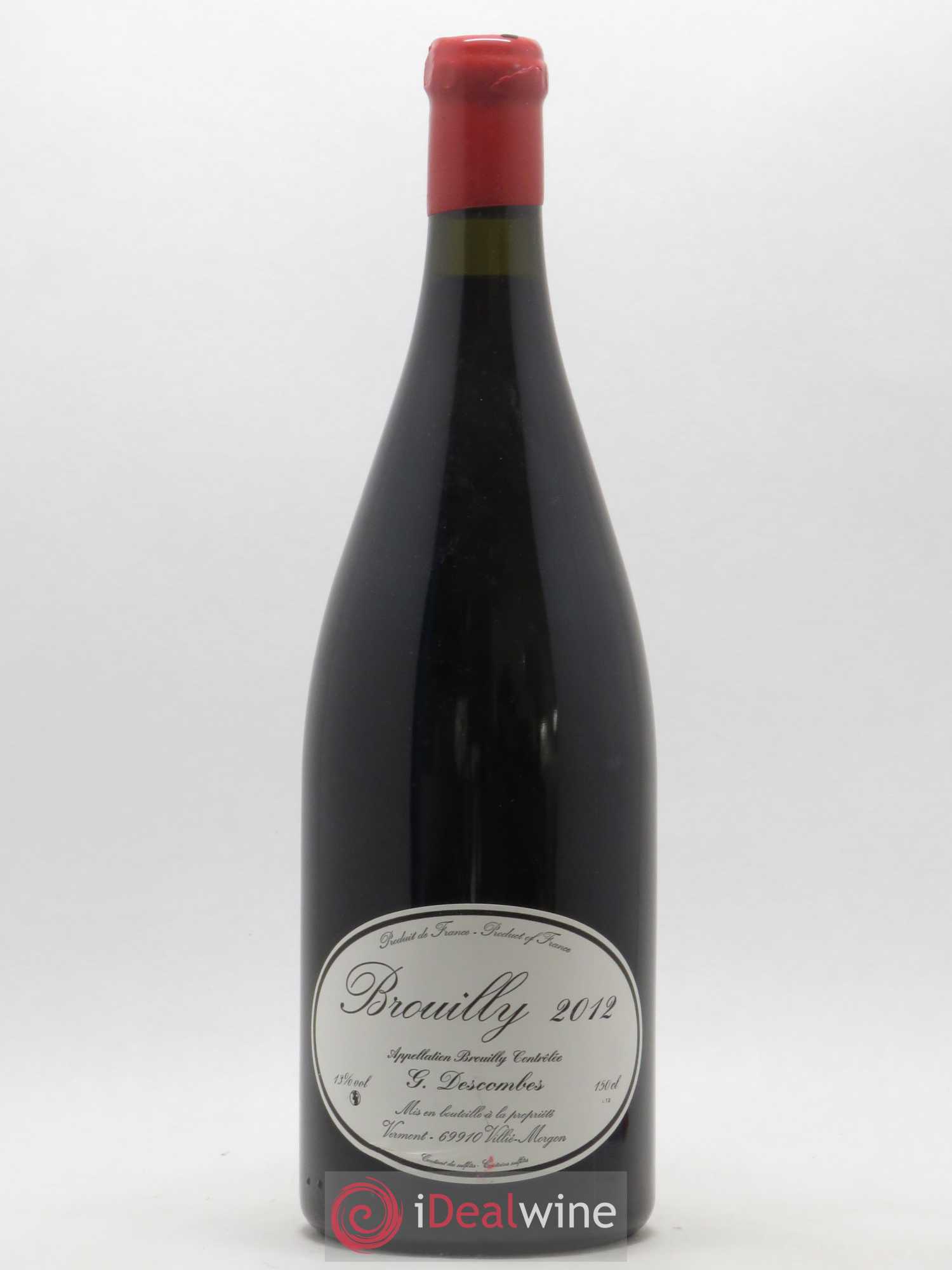 Brouilly Georges Descombes (Domaine) 2012 - Lot de 1 magnum - 0