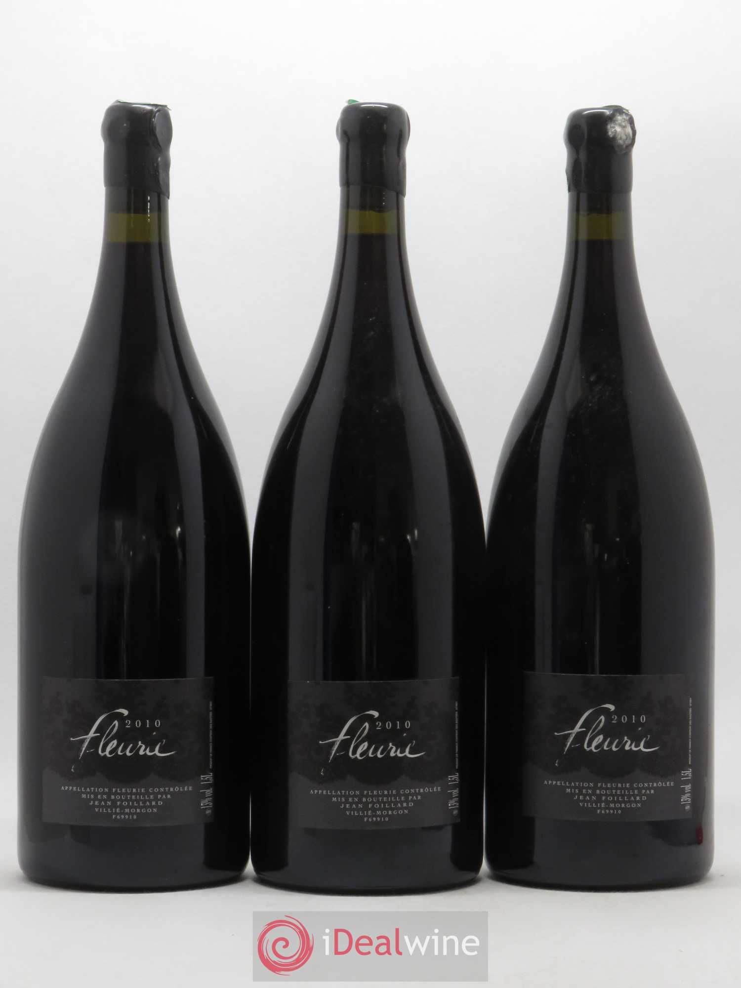 Fleurie Jean Foillard 2010 - Lot de 3 magnums - 0