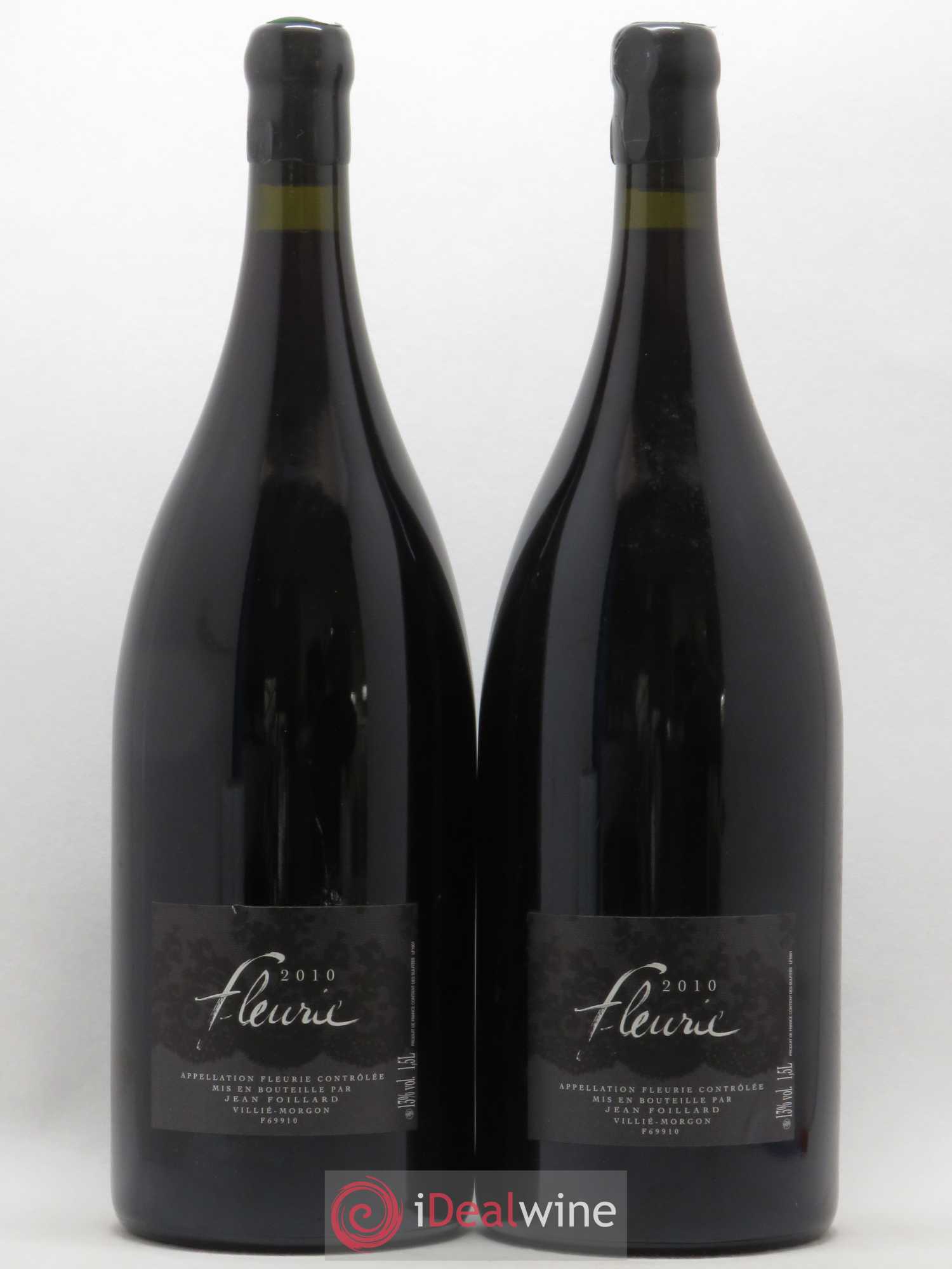 Fleurie Jean Foillard 2010 - Lot de 2 magnums - 0