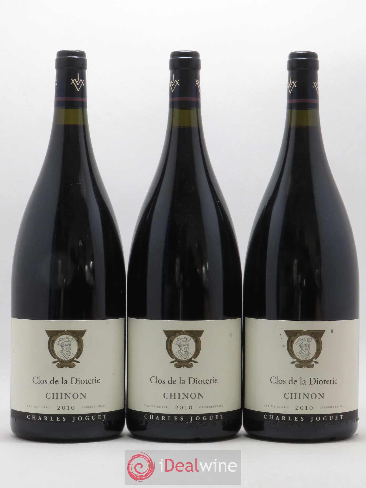 Chinon Clos de La Dioterie Charles Joguet 2010 - Lot de 3 magnums - 0