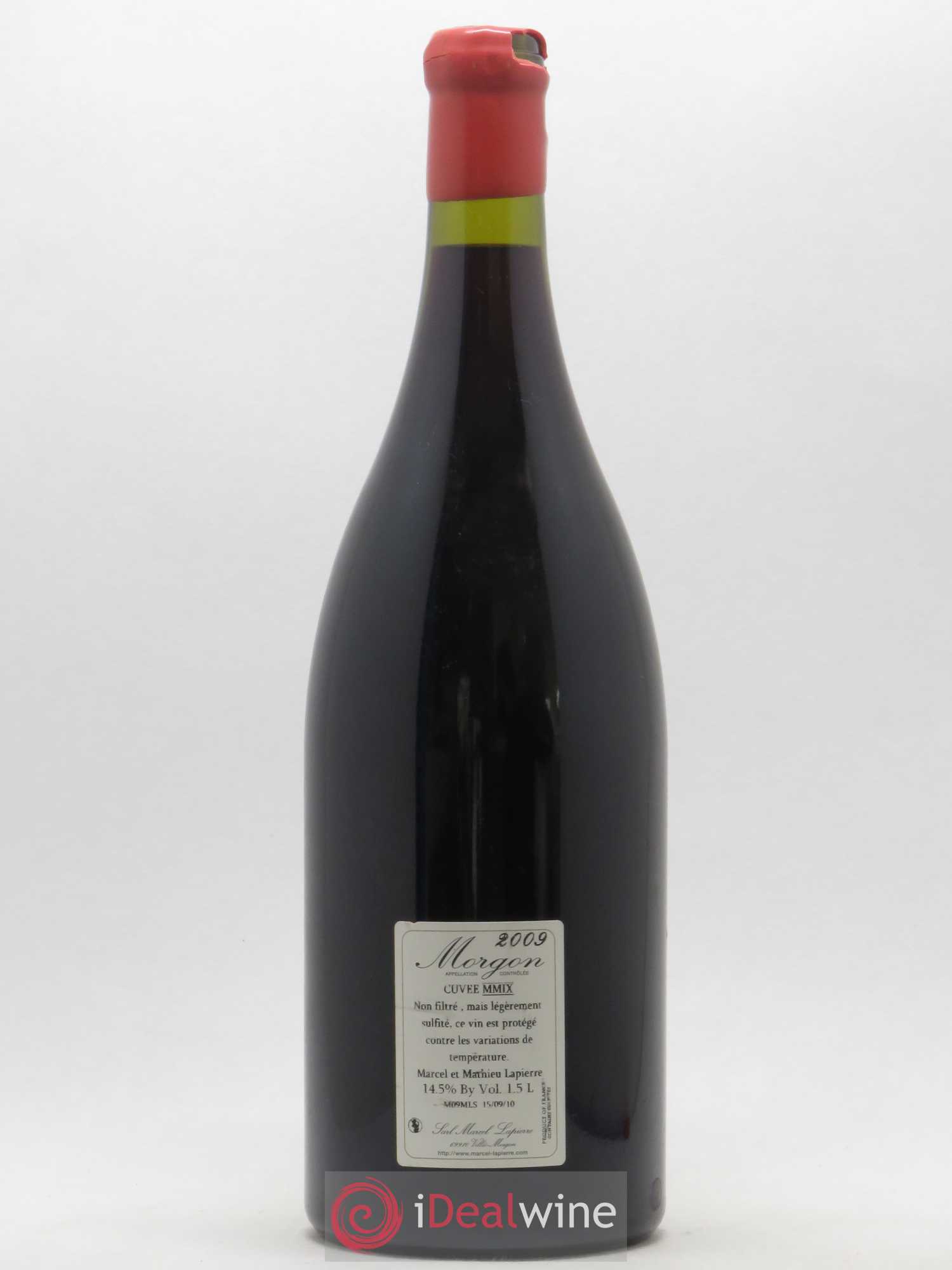 Morgon Cuvée Marcel Lapierre Marcel Lapierre (Domaine) 2009 - Lot de 1 magnum - 1