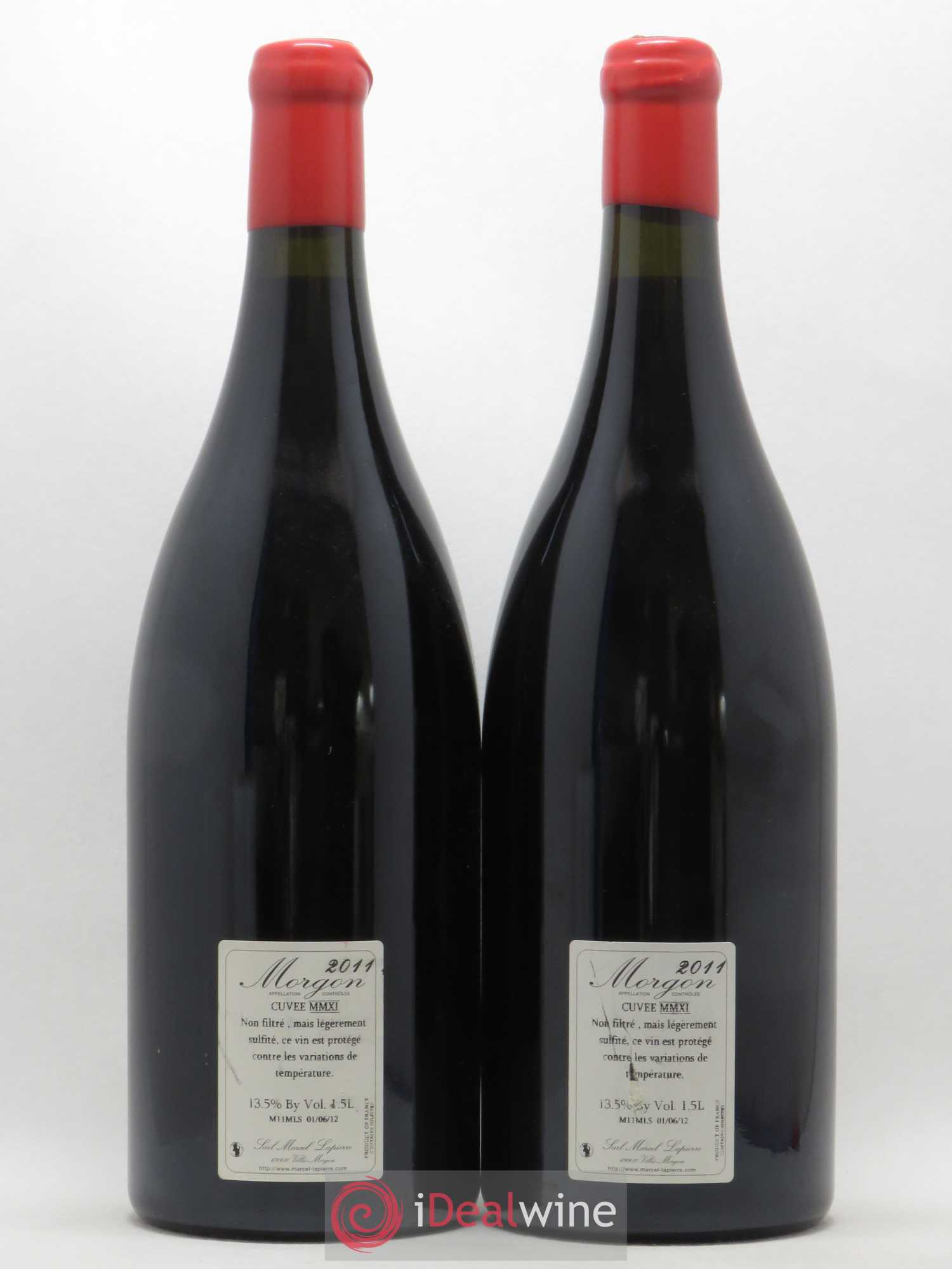 Morgon Cuvée Marcel Lapierre Marcel Lapierre (Domaine) 2011 - Lot de 2 magnums - 1