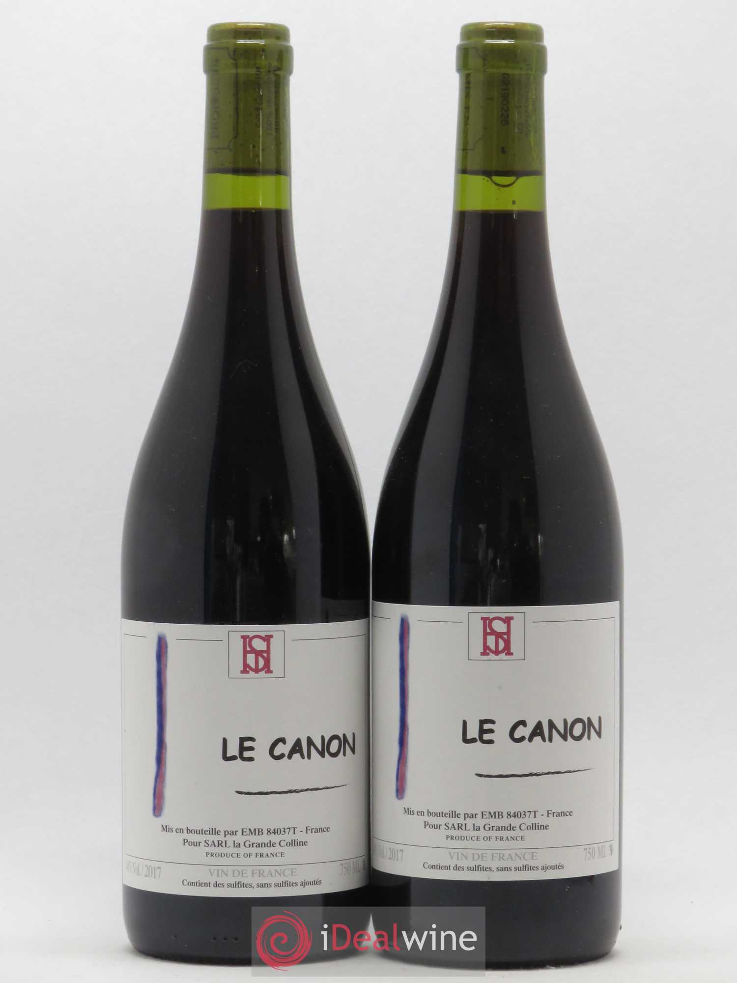 Vin de France Le Canon Hirotake Ooka - Domaine La Grande Colline 2017 - Lot de 2 bouteilles - 0