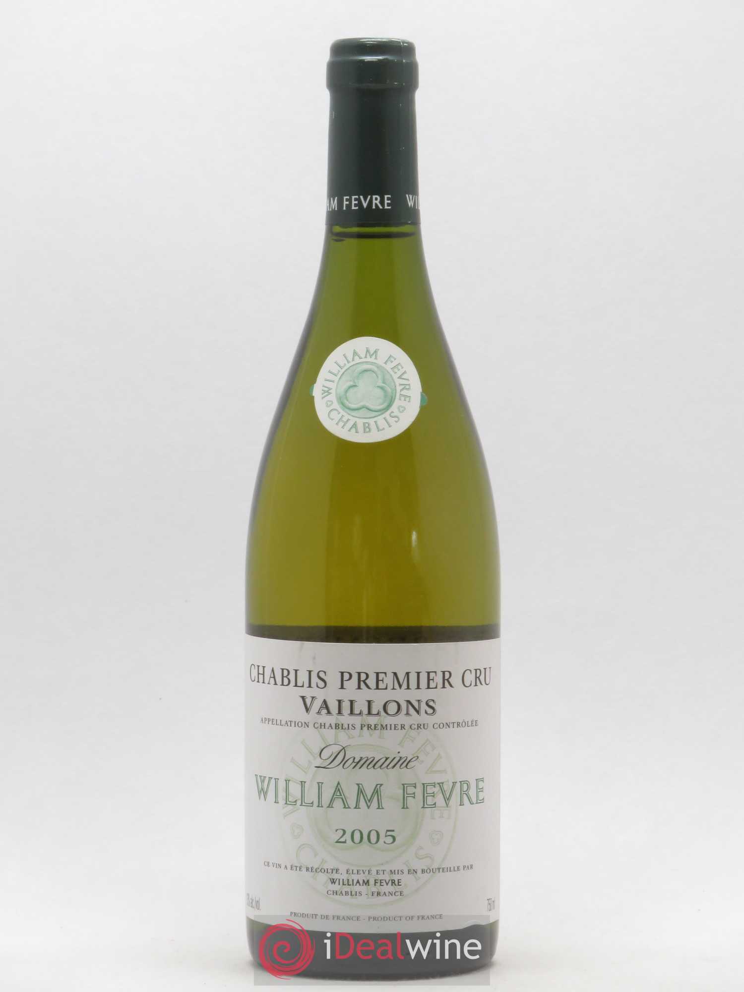 Chablis 1er Cru Vaillons William Fèvre 2005 - Lot de 1 bouteille - 0