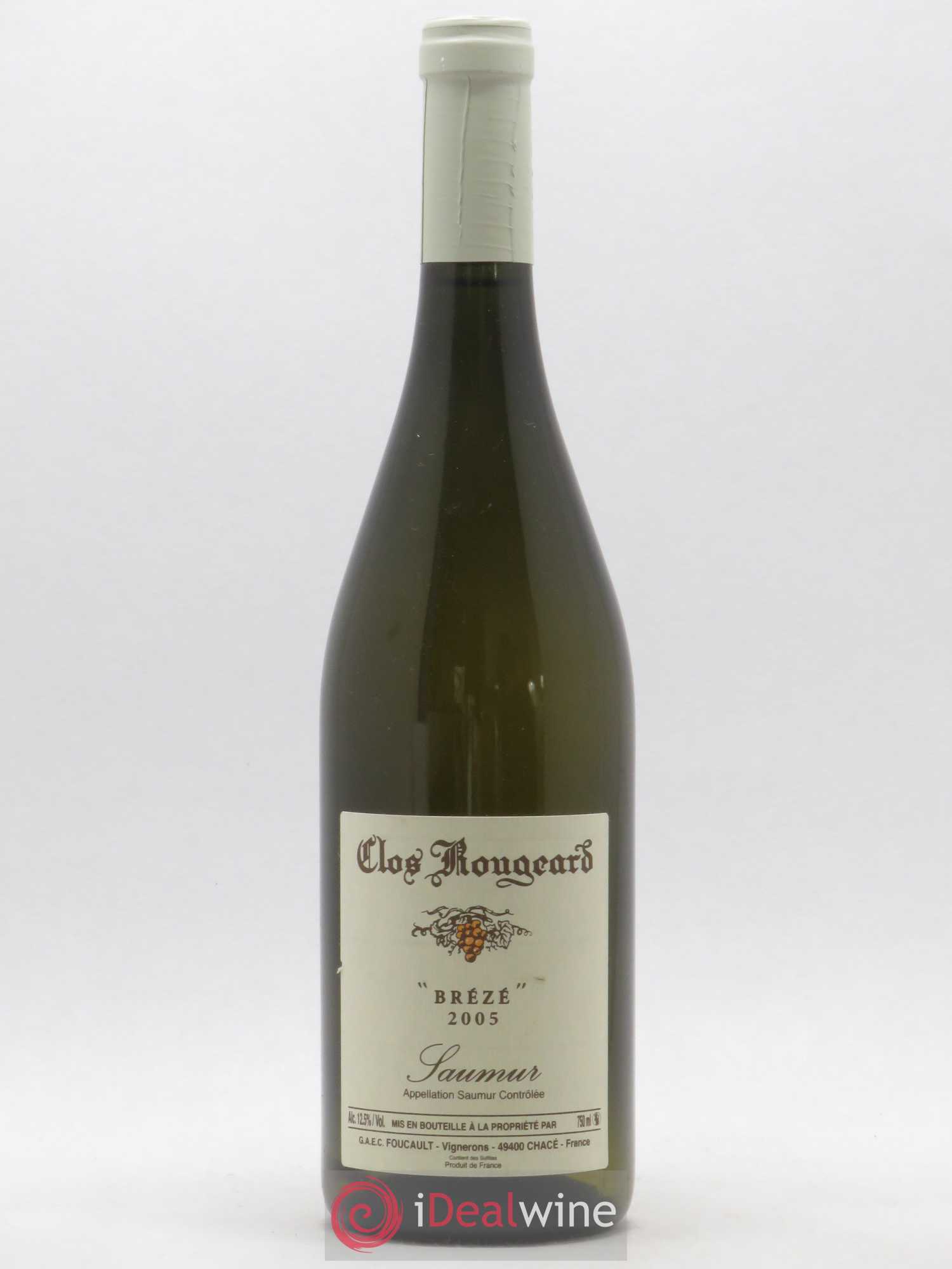 Saumur Brézé Clos Rougeard 2005 - Lot de 1 bouteille - 0