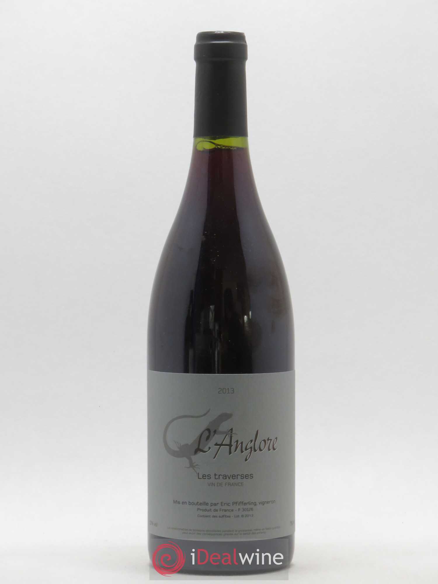 Vin de France Les Traverses L'Anglore 2013 - Lot de 1 bouteille - 0