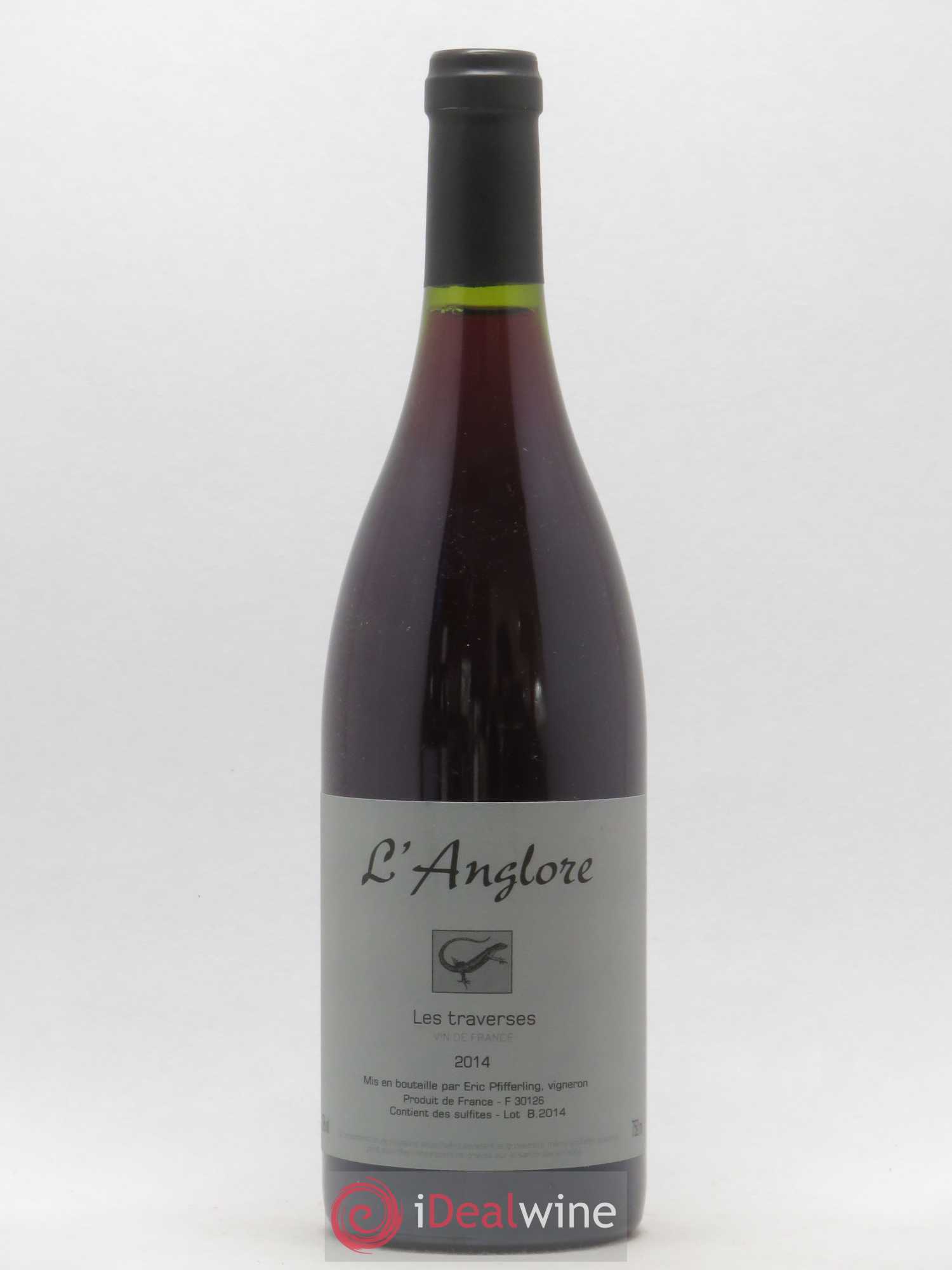 Vin de France Les Traverses L'Anglore 2014 - Lot de 1 bouteille - 0