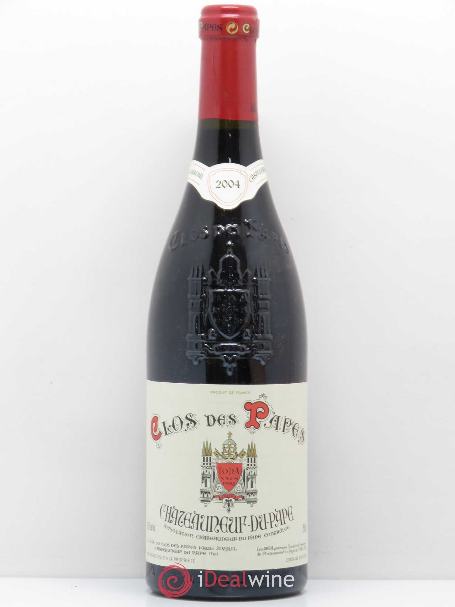 Châteauneuf-du-Pape Clos des Papes - Paul Avril 2004 - Lot de 1 bouteille - 0