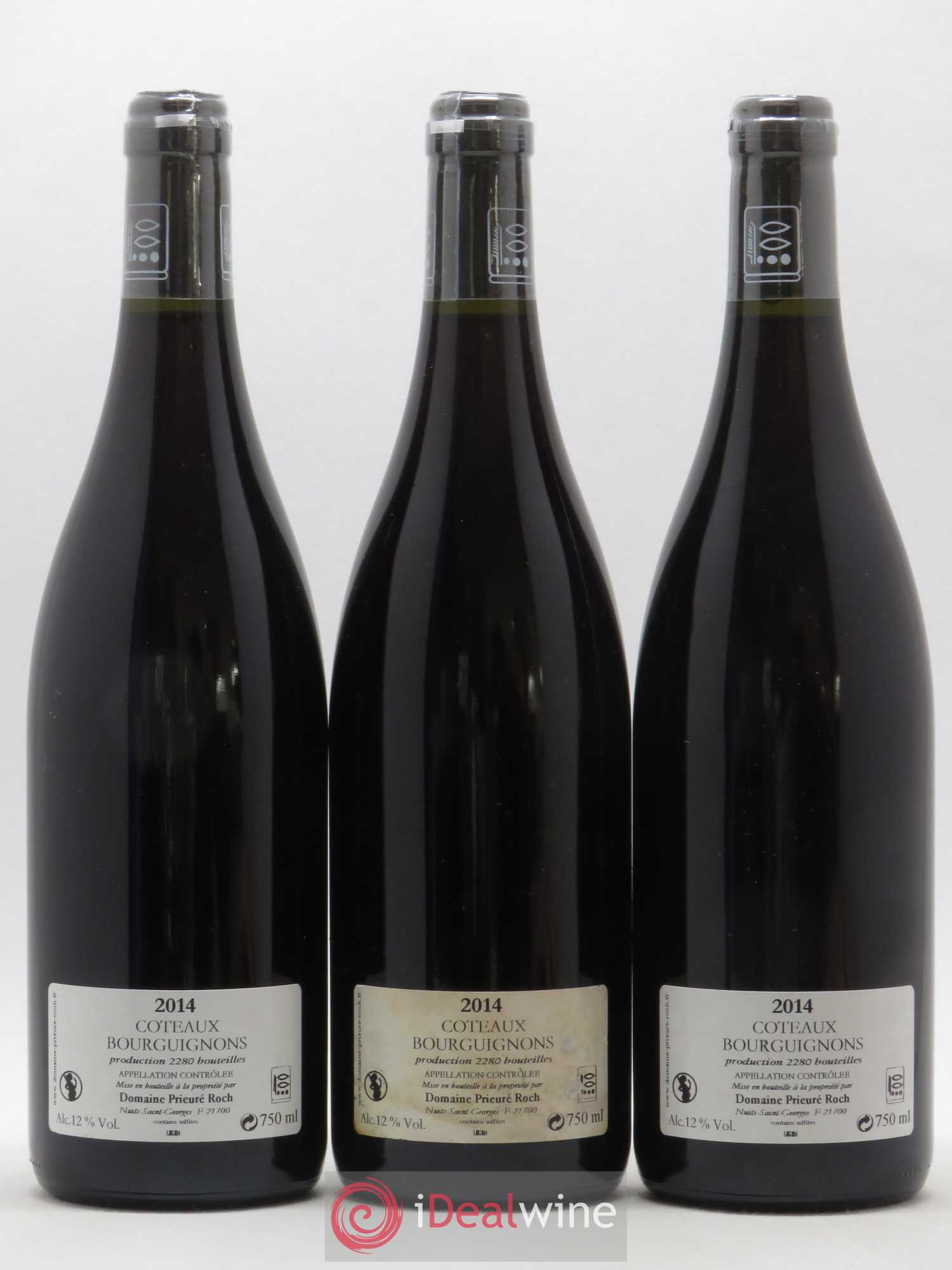 Coteaux Bourguignons Prieuré Roch 2014 - Lot de 3 bouteilles - 1