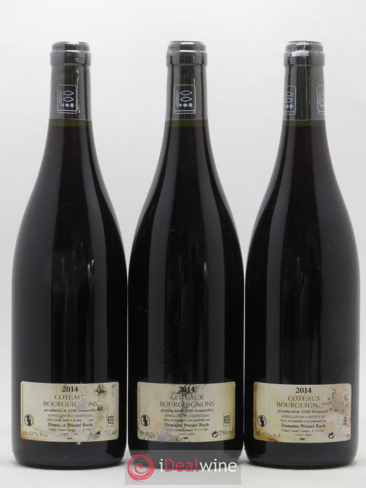 Coteaux Bourguignons Prieuré Roch 2014 - Lot de 3 bouteilles - 1