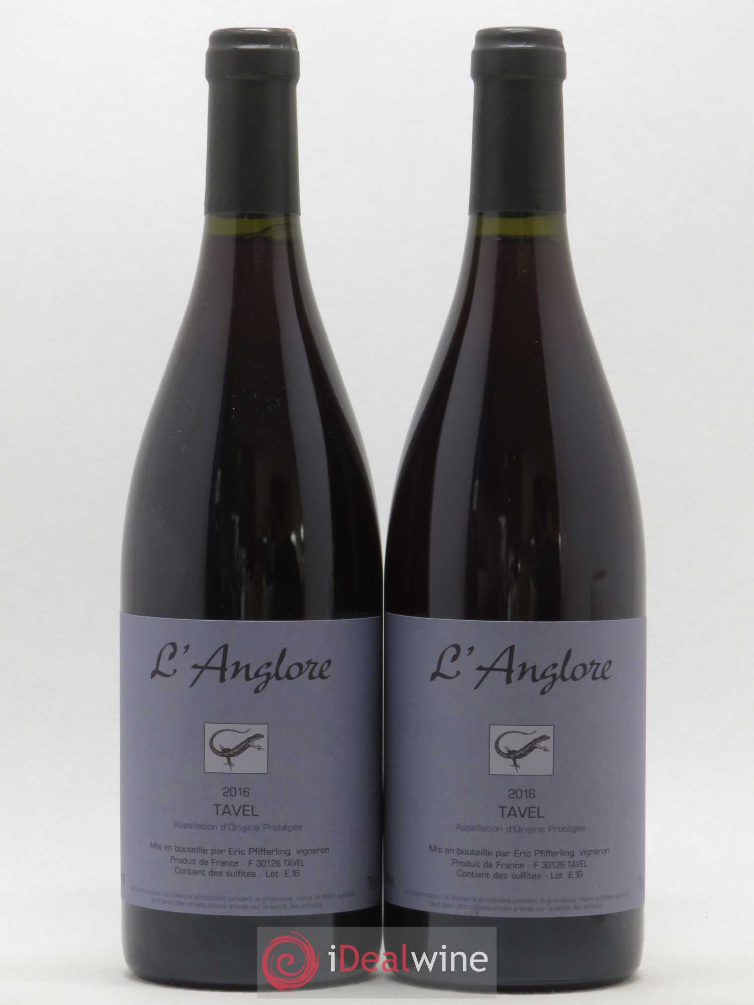 Tavel L'Anglore 2016 - Posten von 2 Flaschen - 0