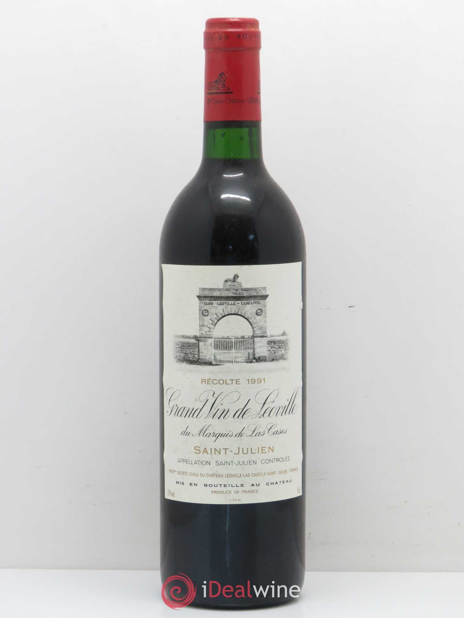 Château Léoville Las Cases 2ème Grand Cru Classé 1991 - Lot de 1 bouteille - 0