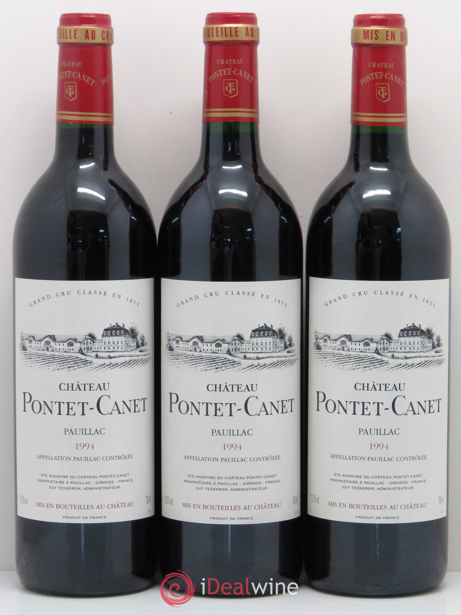 Château Pontet Canet 5ème Grand Cru Classé 1994 - Lot de 6 bouteilles - 2