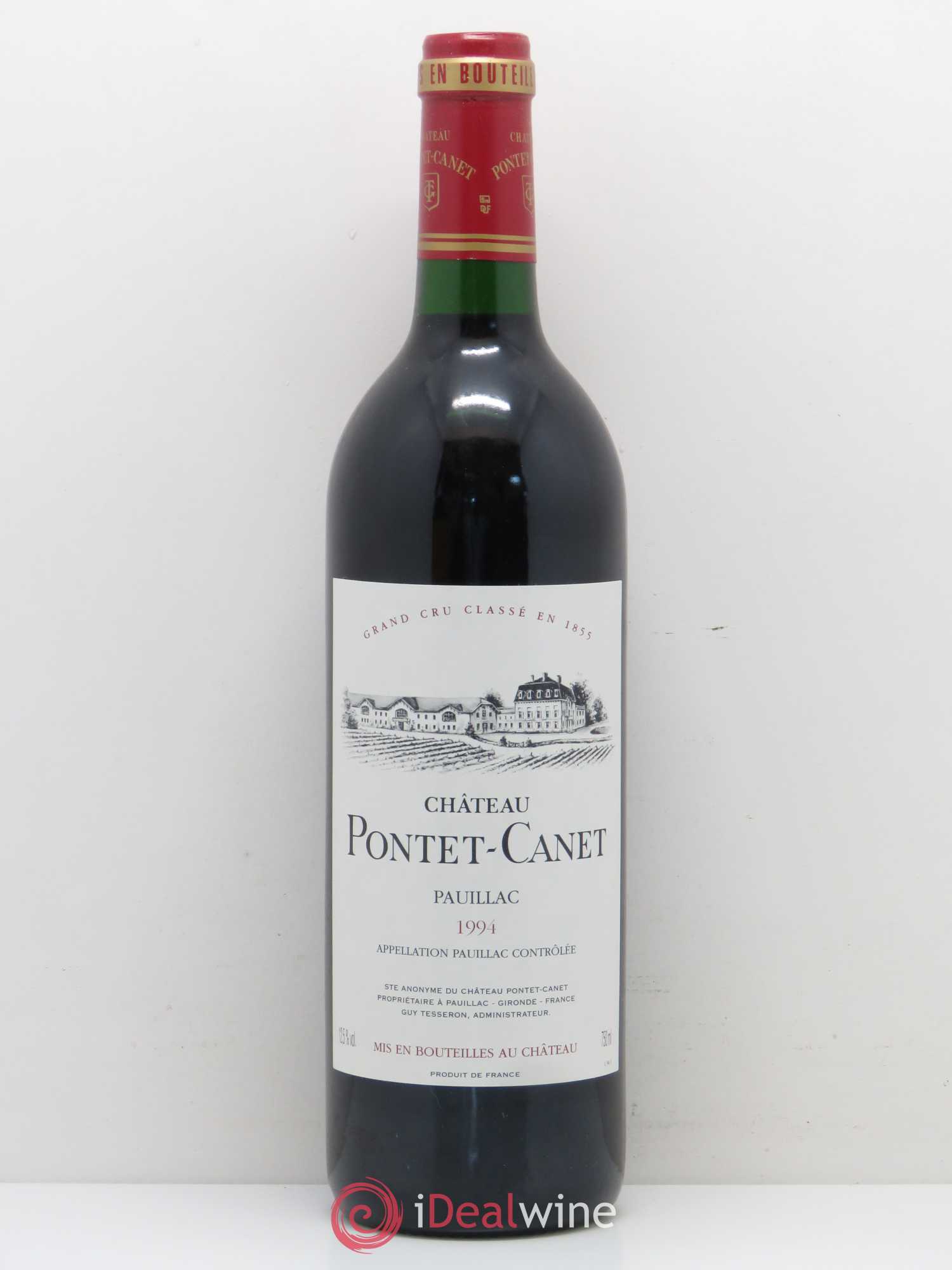 Château Pontet Canet 5ème Grand Cru Classé 1994 - Lot de 1 bouteille - 0