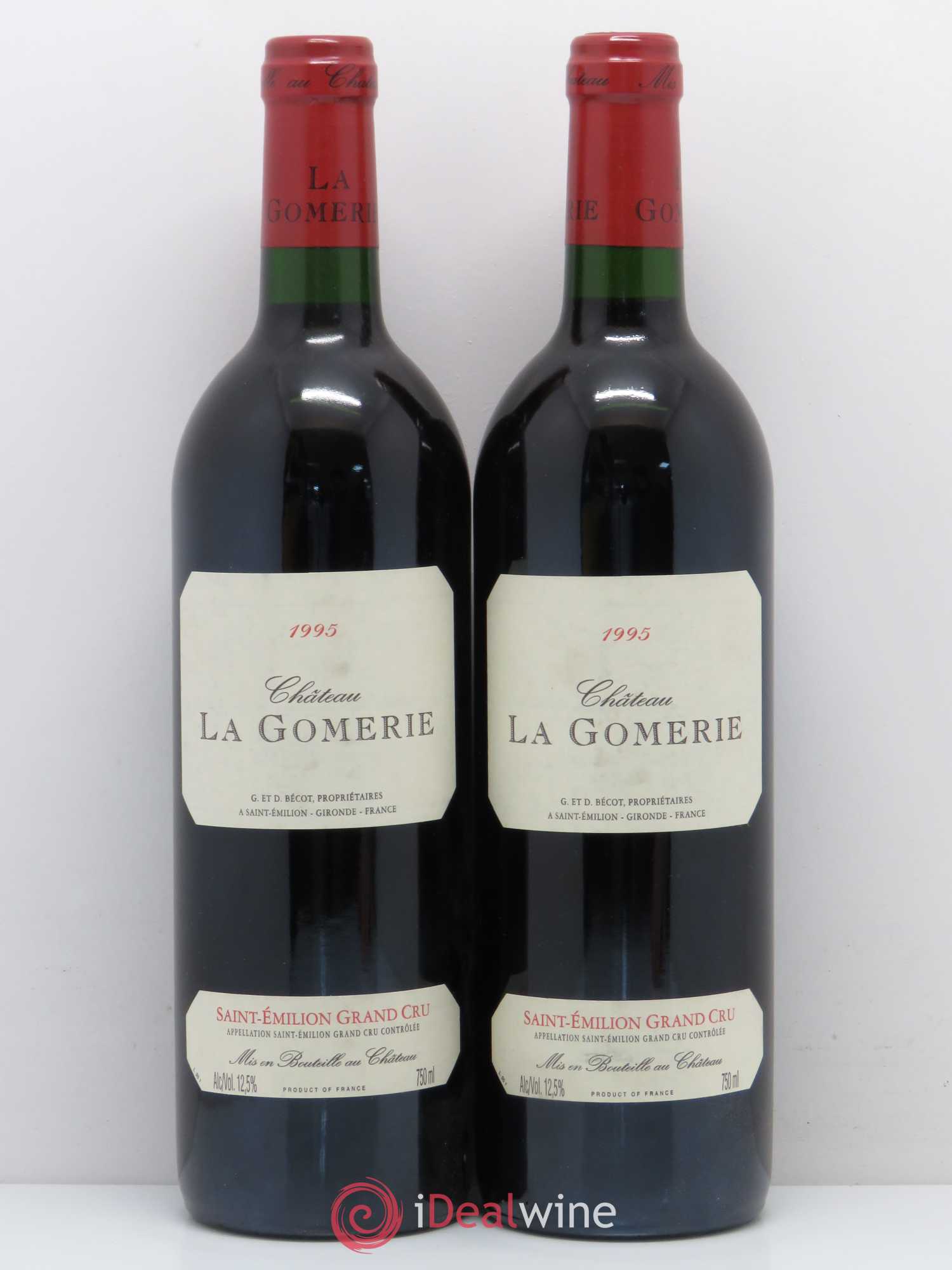 Château La Gomerie 1995 - Lot de 2 bouteilles - 0
