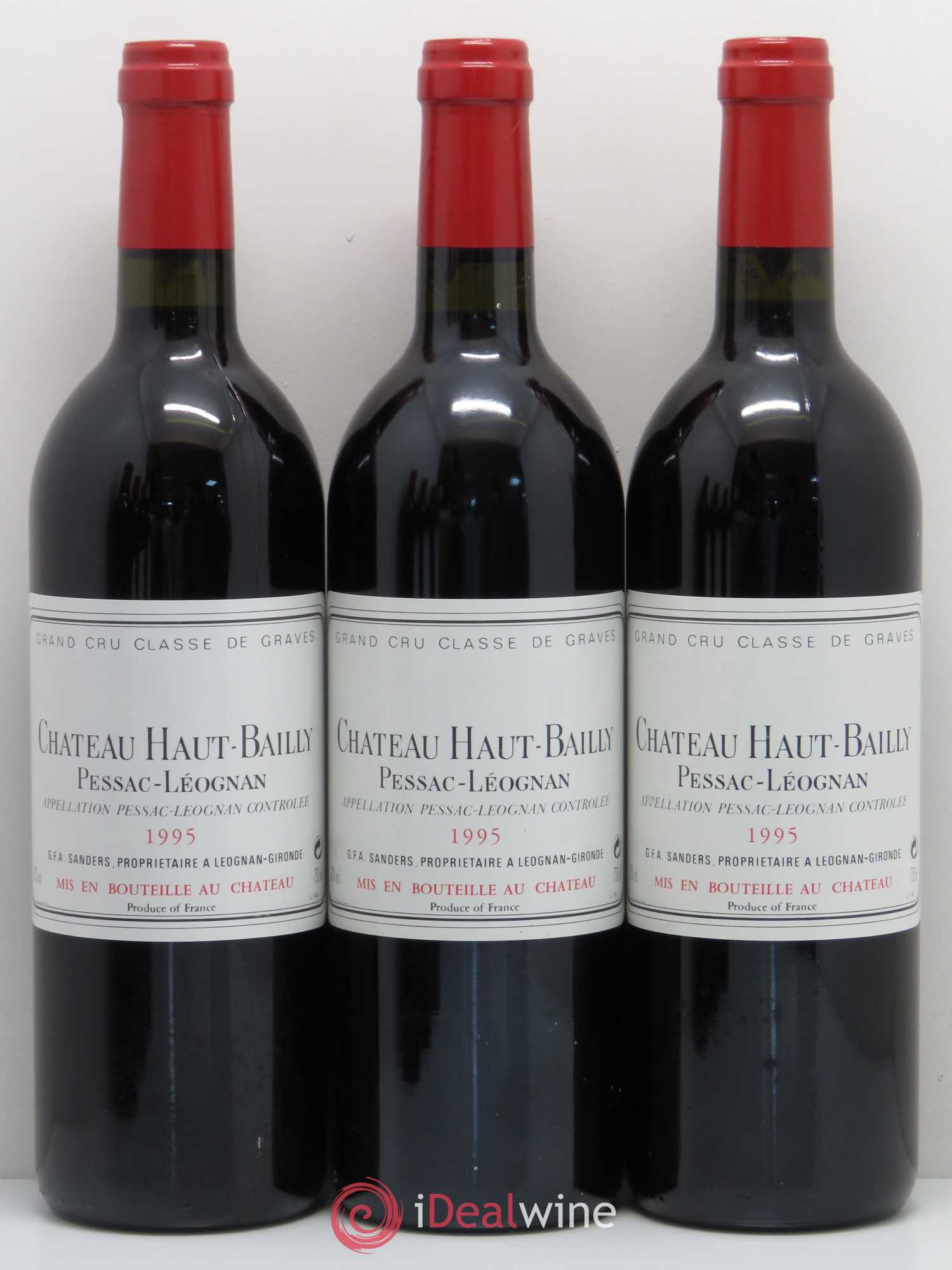 Château Haut-Bailly Cru Classé de Graves 1995 - Lot de 6 bouteilles - 1