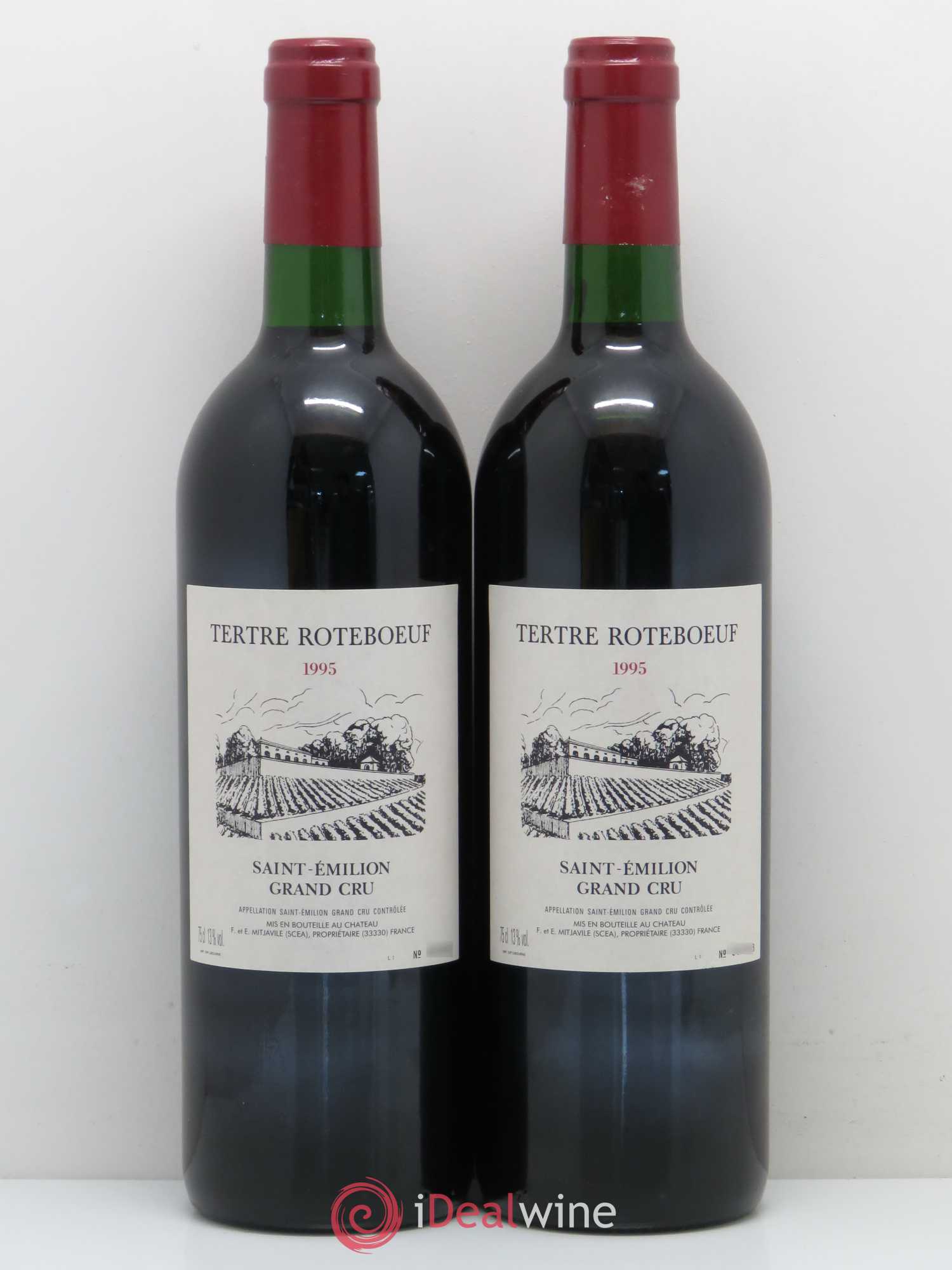 Château Tertre Roteboeuf 1995 - Posten von 2 Flaschen - 0